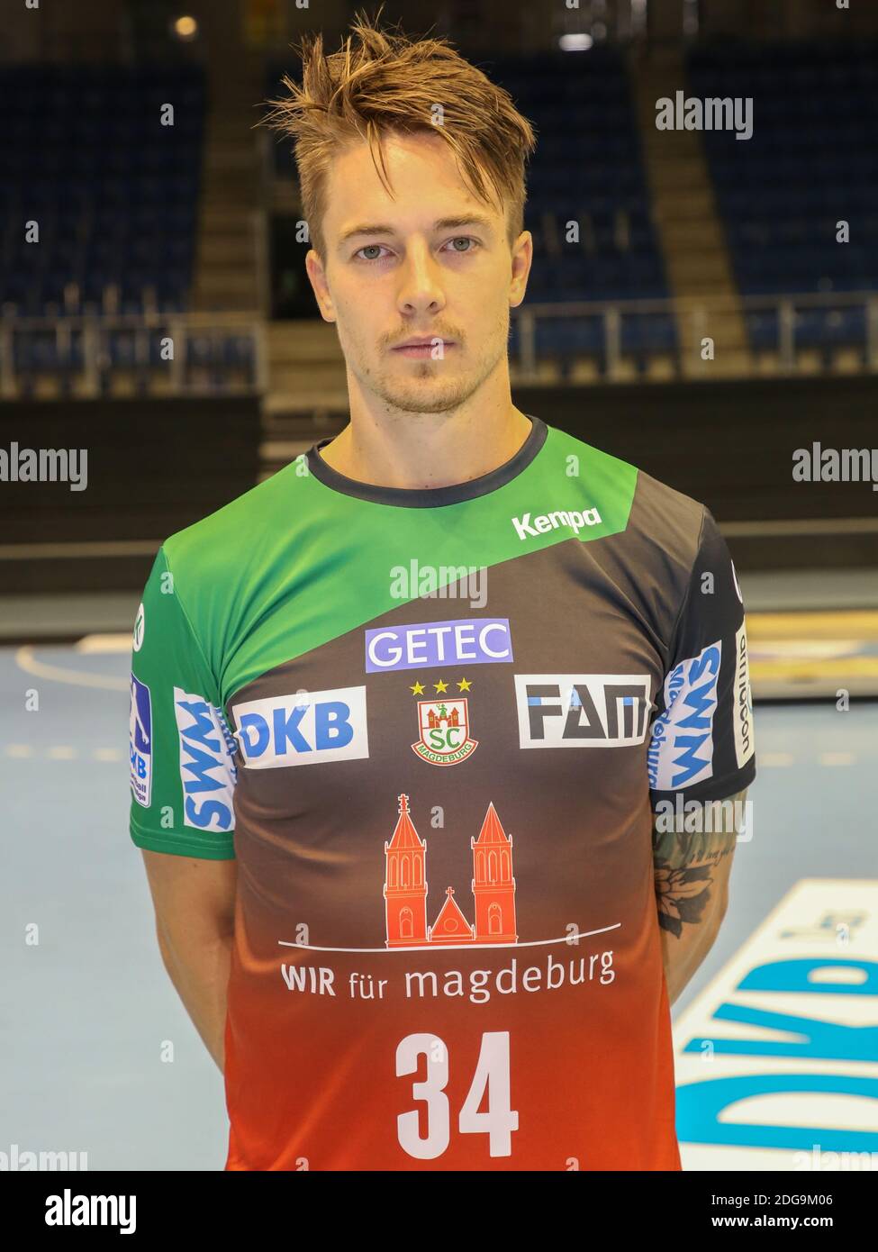 Michael Damgaard SC Magdeburg Stockfoto