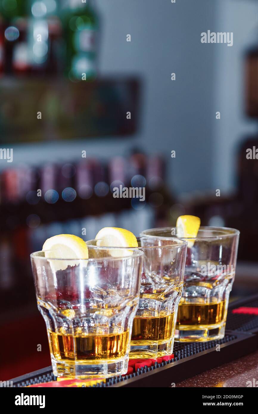 Alkohol trinken Stockfoto