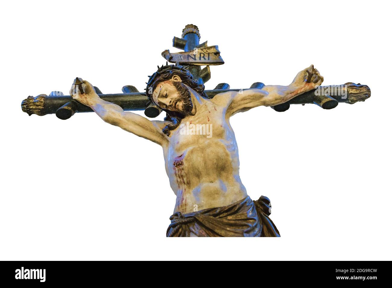 Jesus am kreuz skulptur Ausgeschnittene Stockfotos und -bilder - Alamy