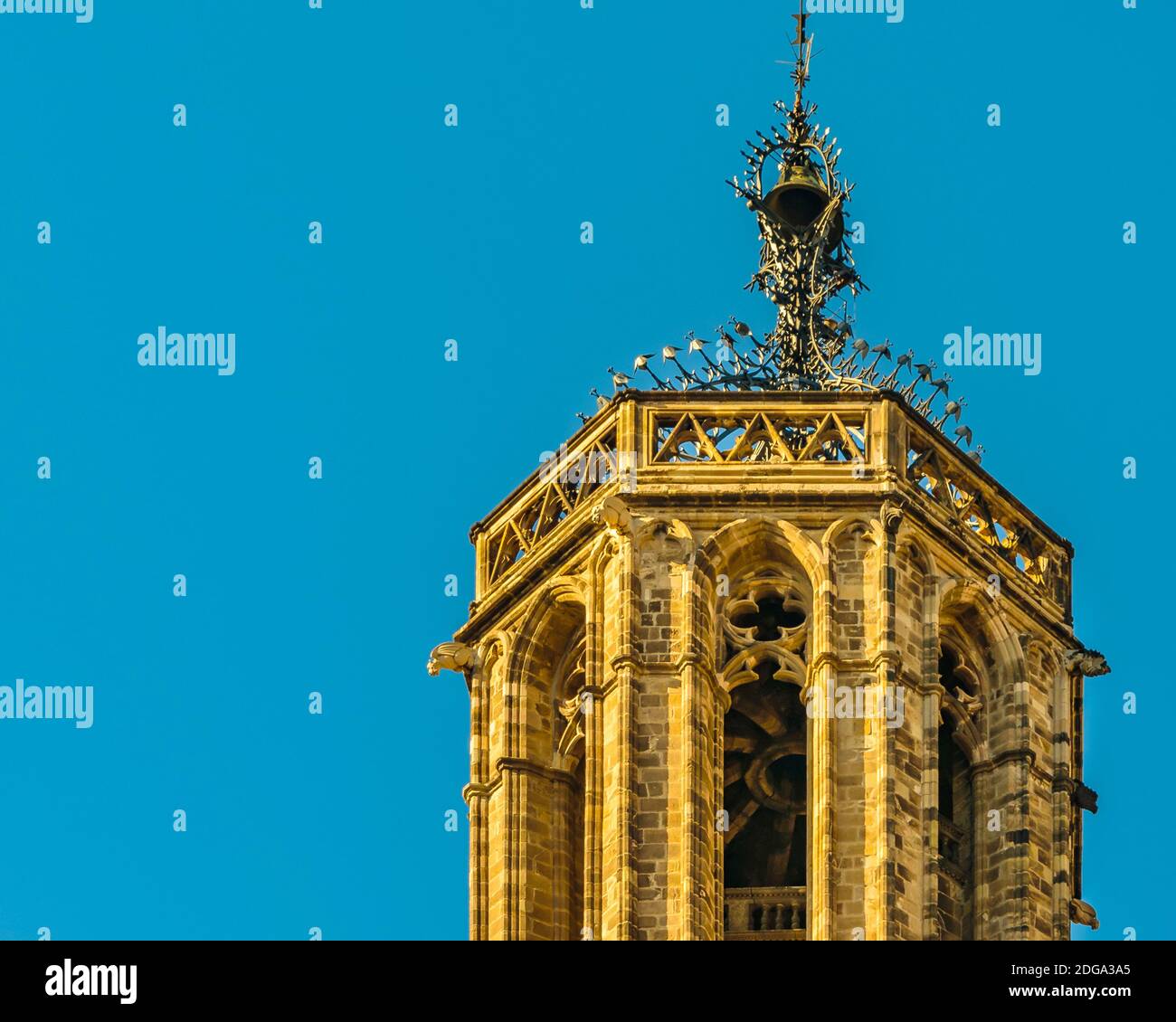 Kathedrale Von Barcelona Exterior, Gotisches Viertel, Spanien Stockfoto