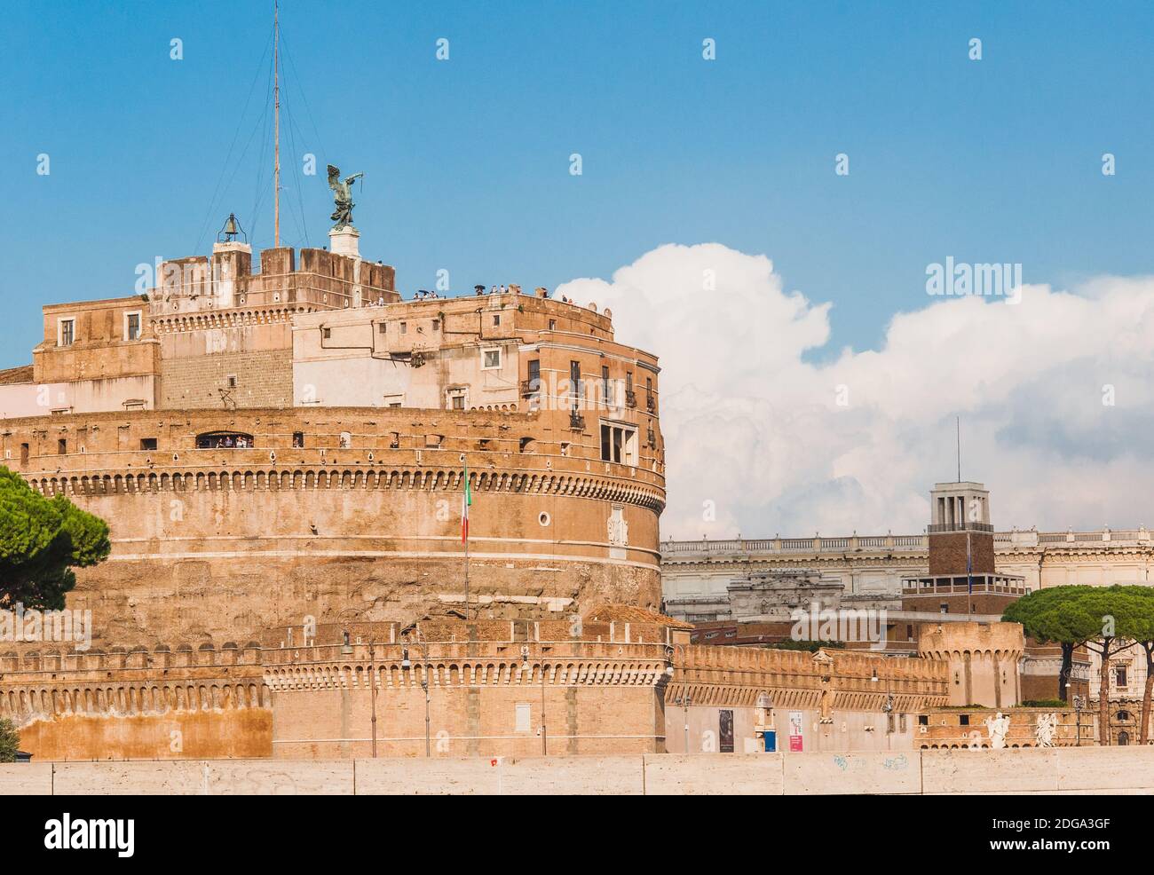 Historisches Gebäude in Rom Italien Stockfoto