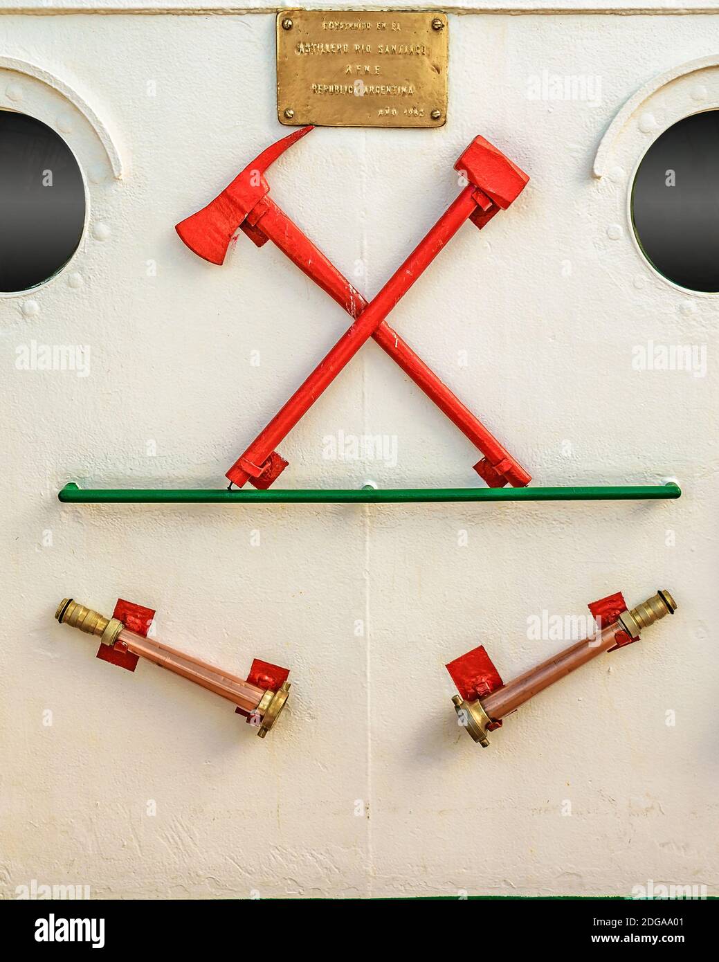 Außenansicht Des Schiffs Stockfoto