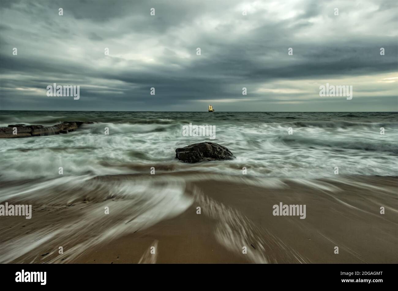 Bewölkter Tag Stockfoto