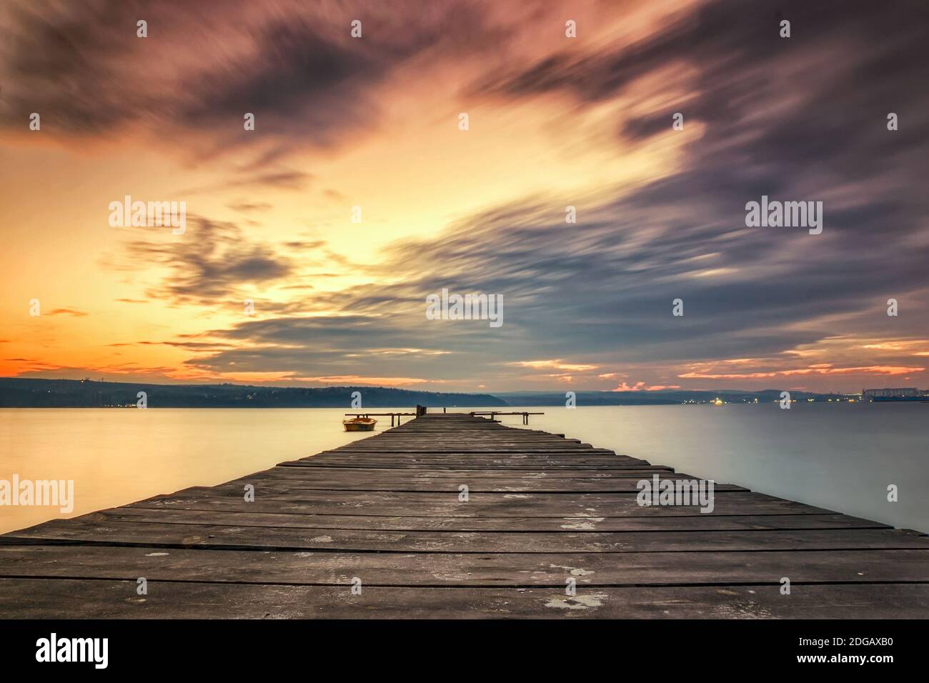 Aufregender Himmel Stockfoto