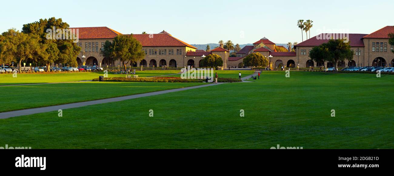 Campus der Stanford University, Palo Alto, Kalifornien, USA Stockfoto