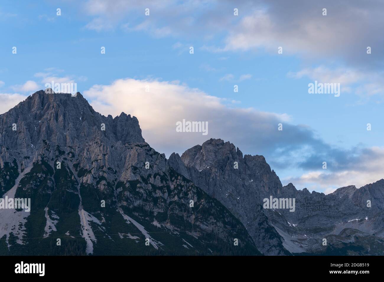 Alpine Peaks Stockfoto