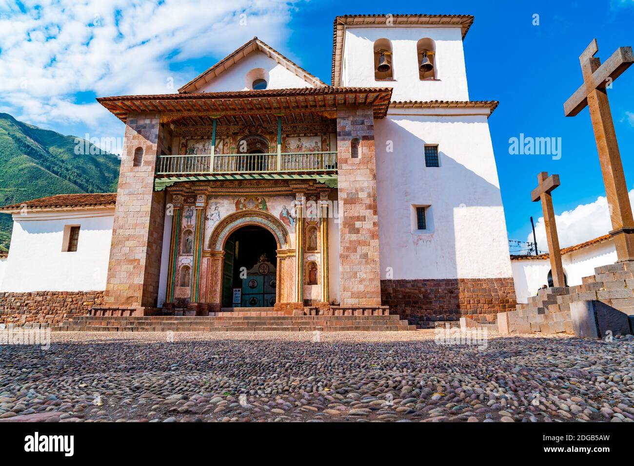 Amerikanische Sixtinische Kapelle in Andahuaylillas Stockfoto