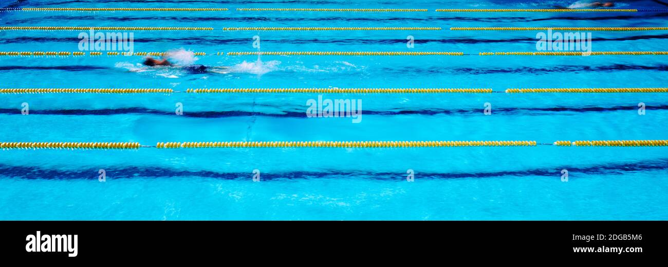 Schwimmbad im John Wooden Center in University of California, Los Angeles, Kalifornien, USA Stockfoto