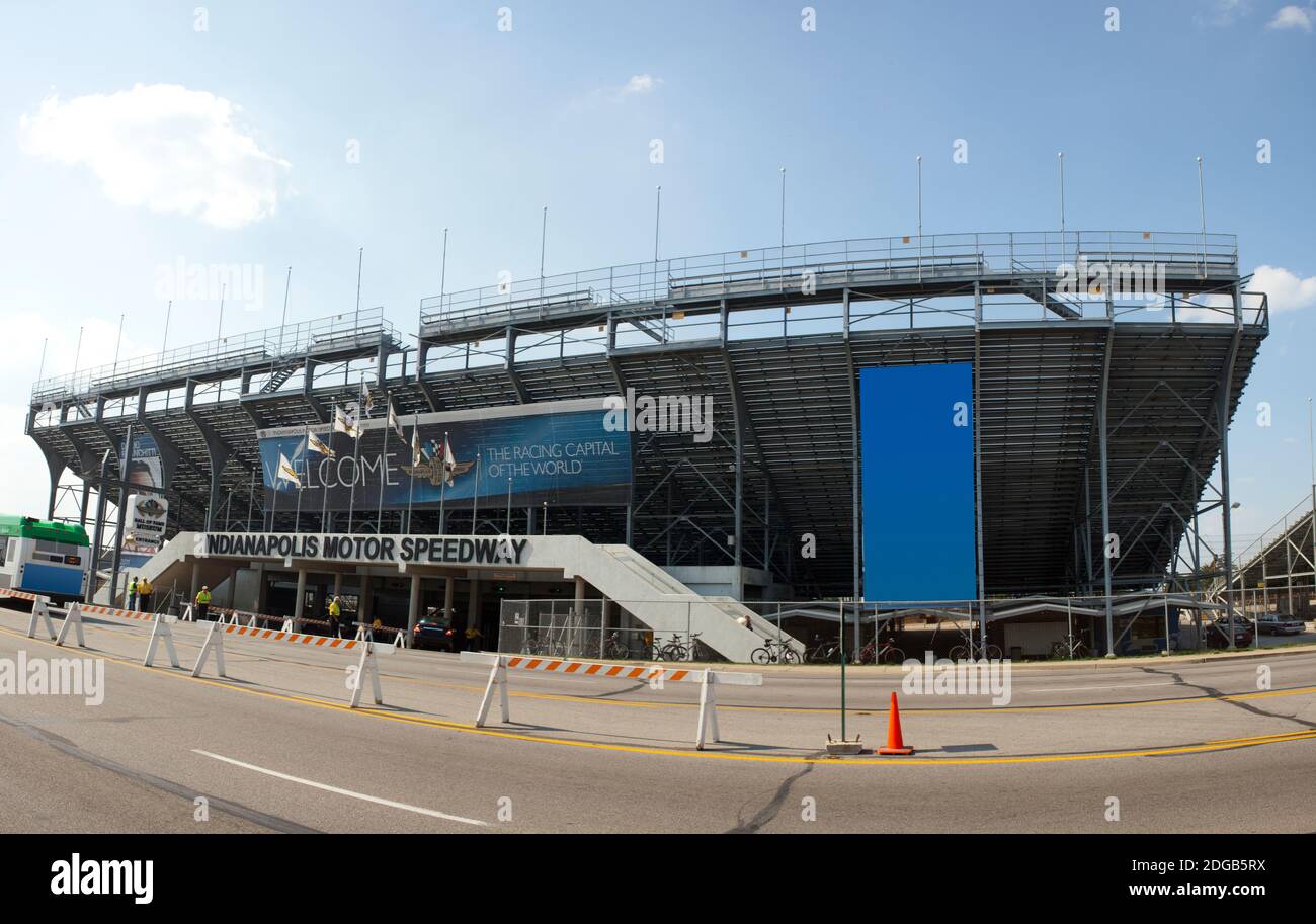 Indianapolis Motor Speedway in Speedway, Indianapolis, Marion County, Indiana, USA Stockfoto