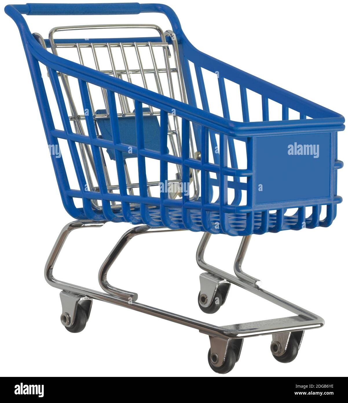 Shopping Trolley Ausschnitt Stockfoto
