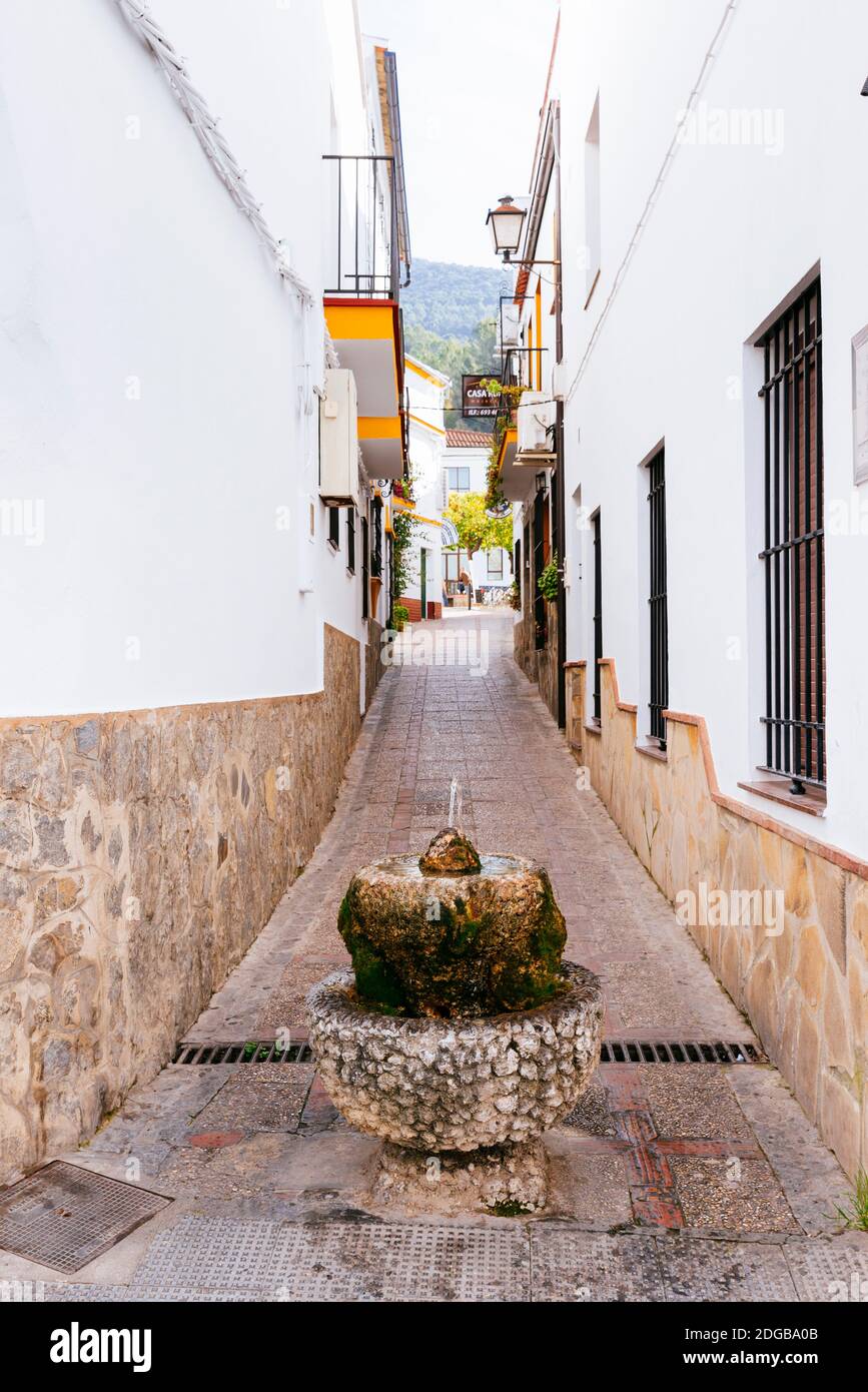 Weisse Dorf Von El Bosque Andalusien Spanien Europa Stockfotografie Alamy