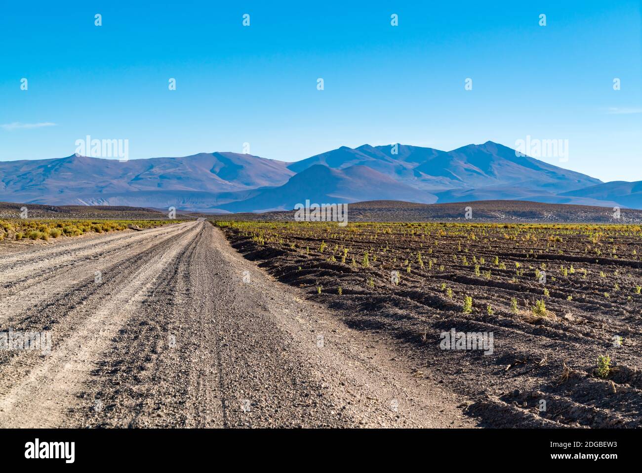 Landschaft bei Uyuni in Bolivien Stockfoto