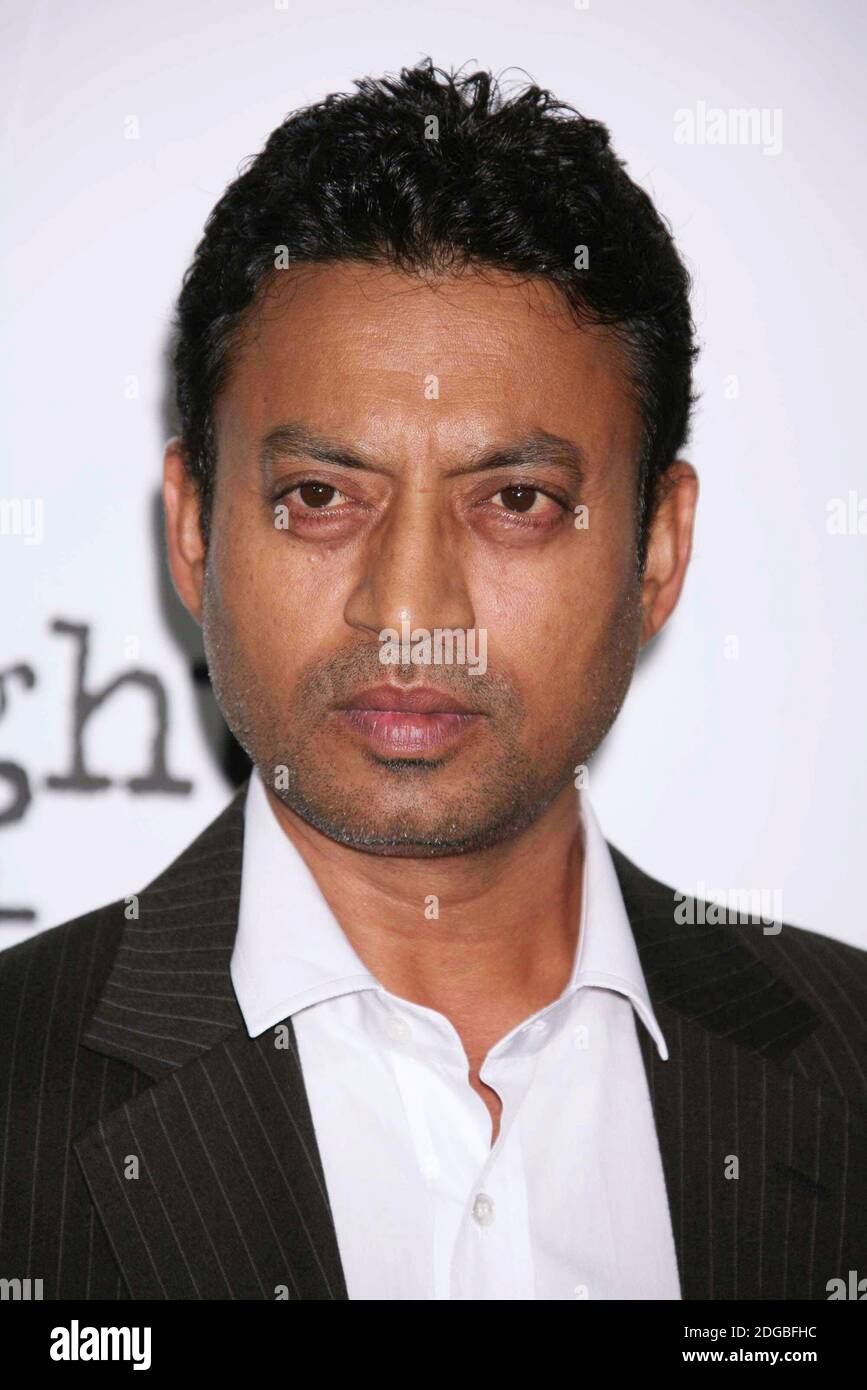 Irrfan Khan nimmt am 13. Juni 2007 an der Premiere von 'A Mighty Heart' im Ziegfeld Theater in New York Teil. Foto: Henry McGee/MediaPunch Stockfoto