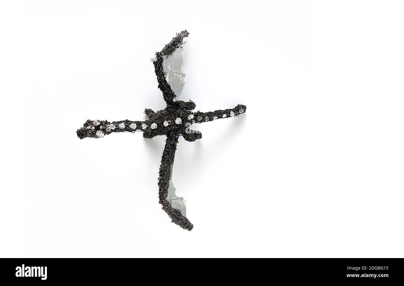 Drachen aus dem Kunststoff-Draht von 3d-Stift Stockfoto