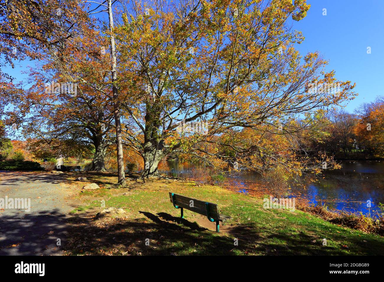 Frank Melville Memorial Park Setauket Long Island Stockfoto