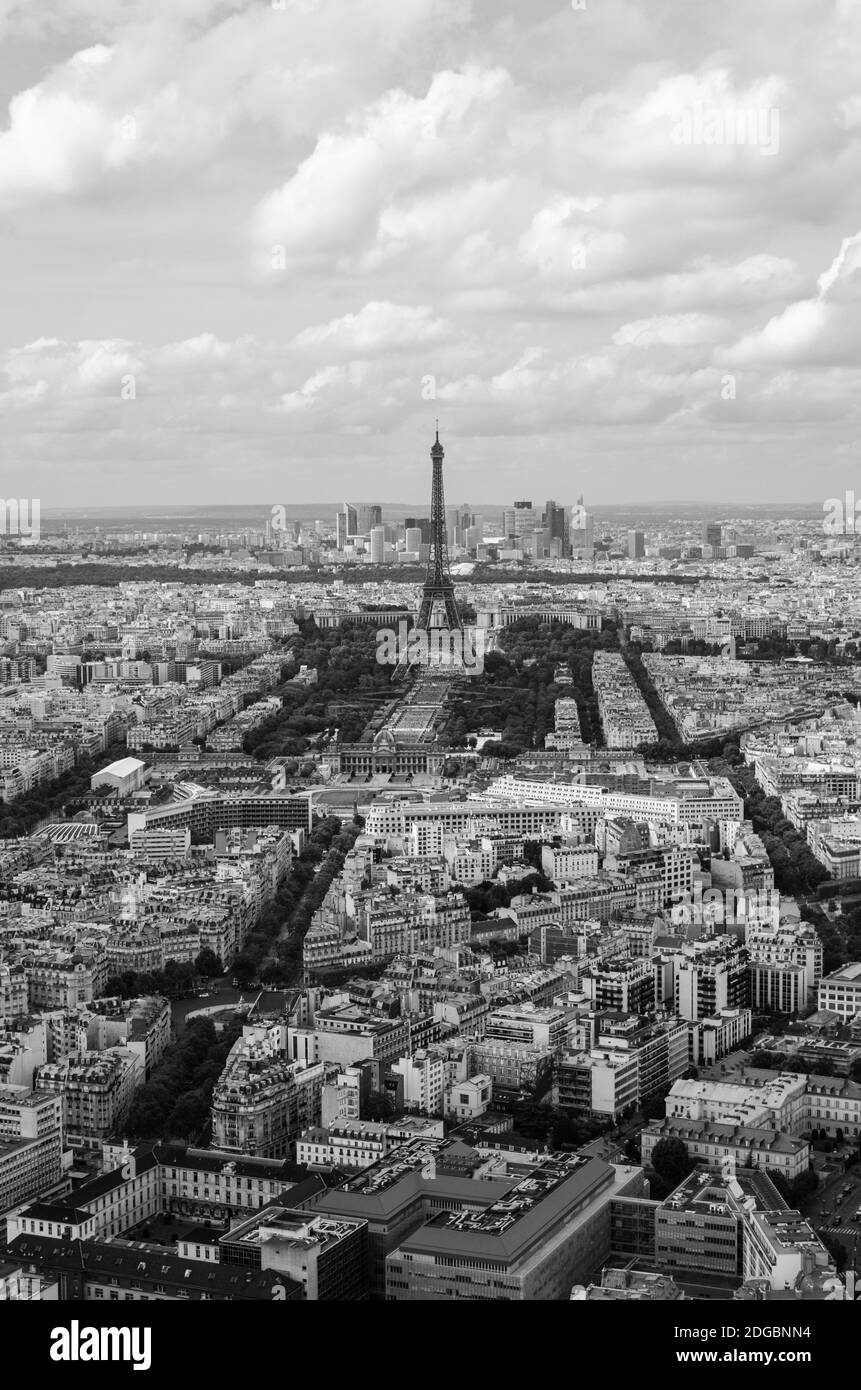 Skyline von Paris Stockfoto