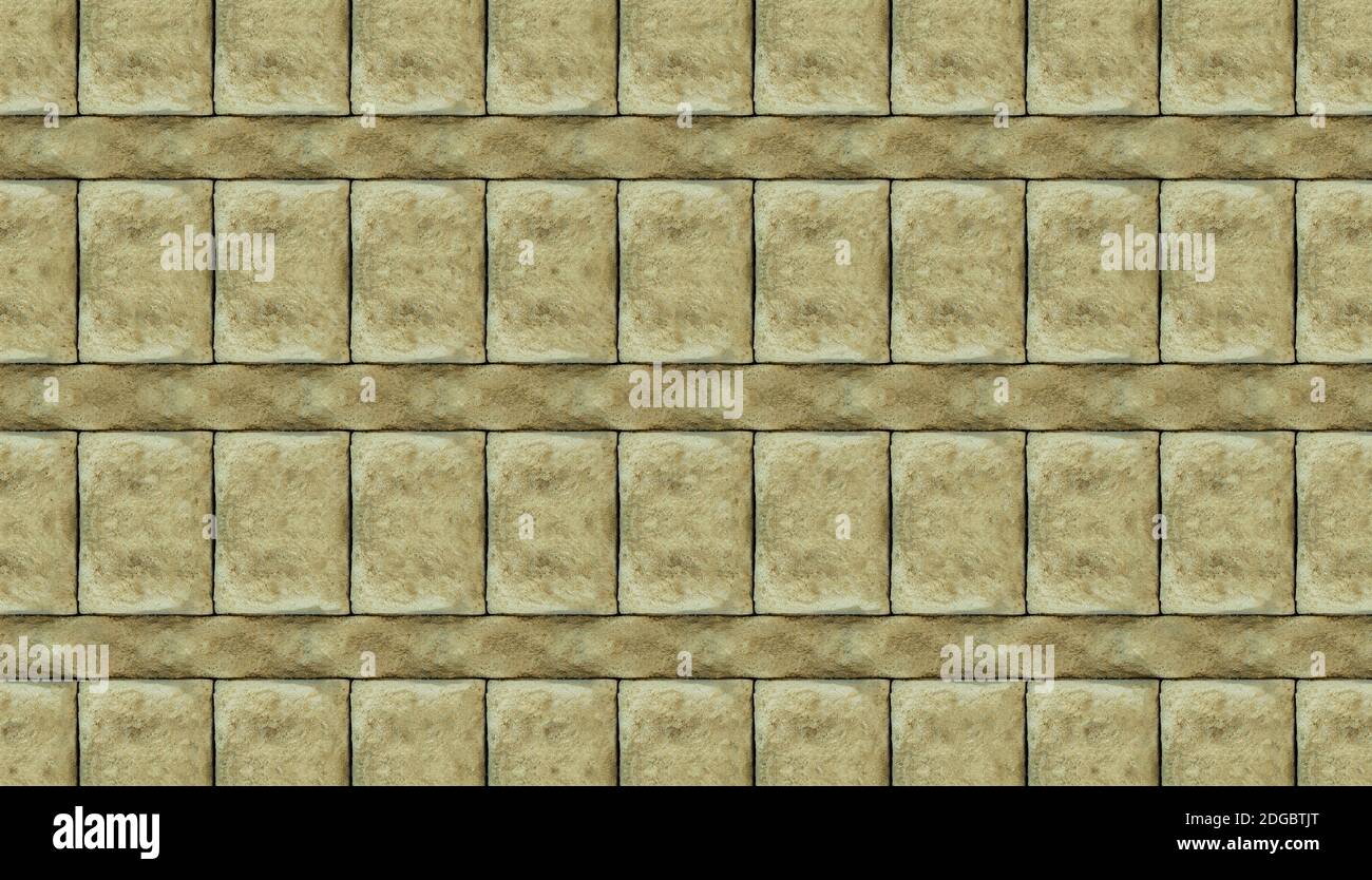 Braun beige Reihe von gestapelten Steinen solide verwitterte Basis Muster Stockfoto