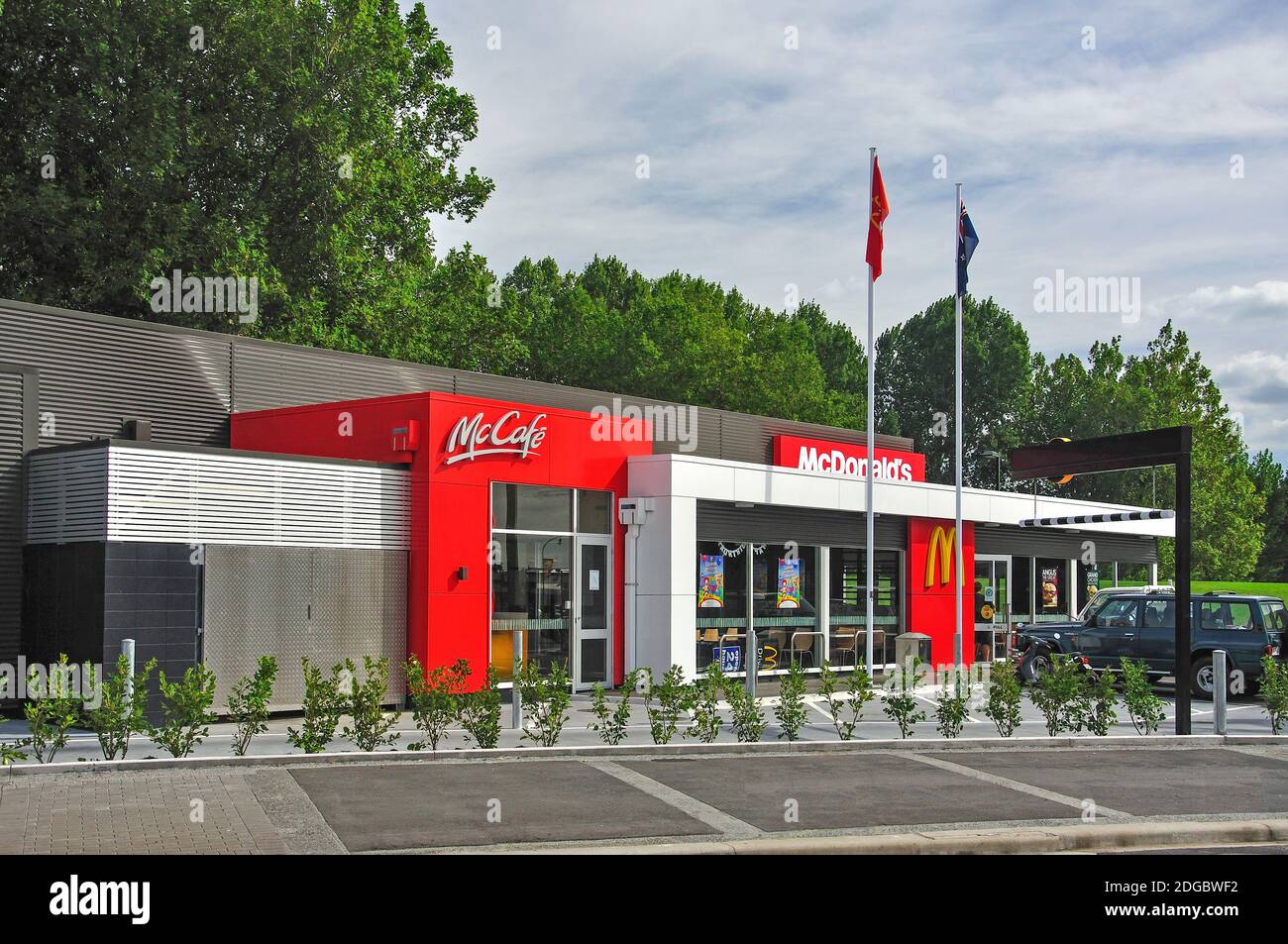 McDonald's Restaurant, Paeroa, Waikato Region, Nordinsel, Neuseeland Stockfoto