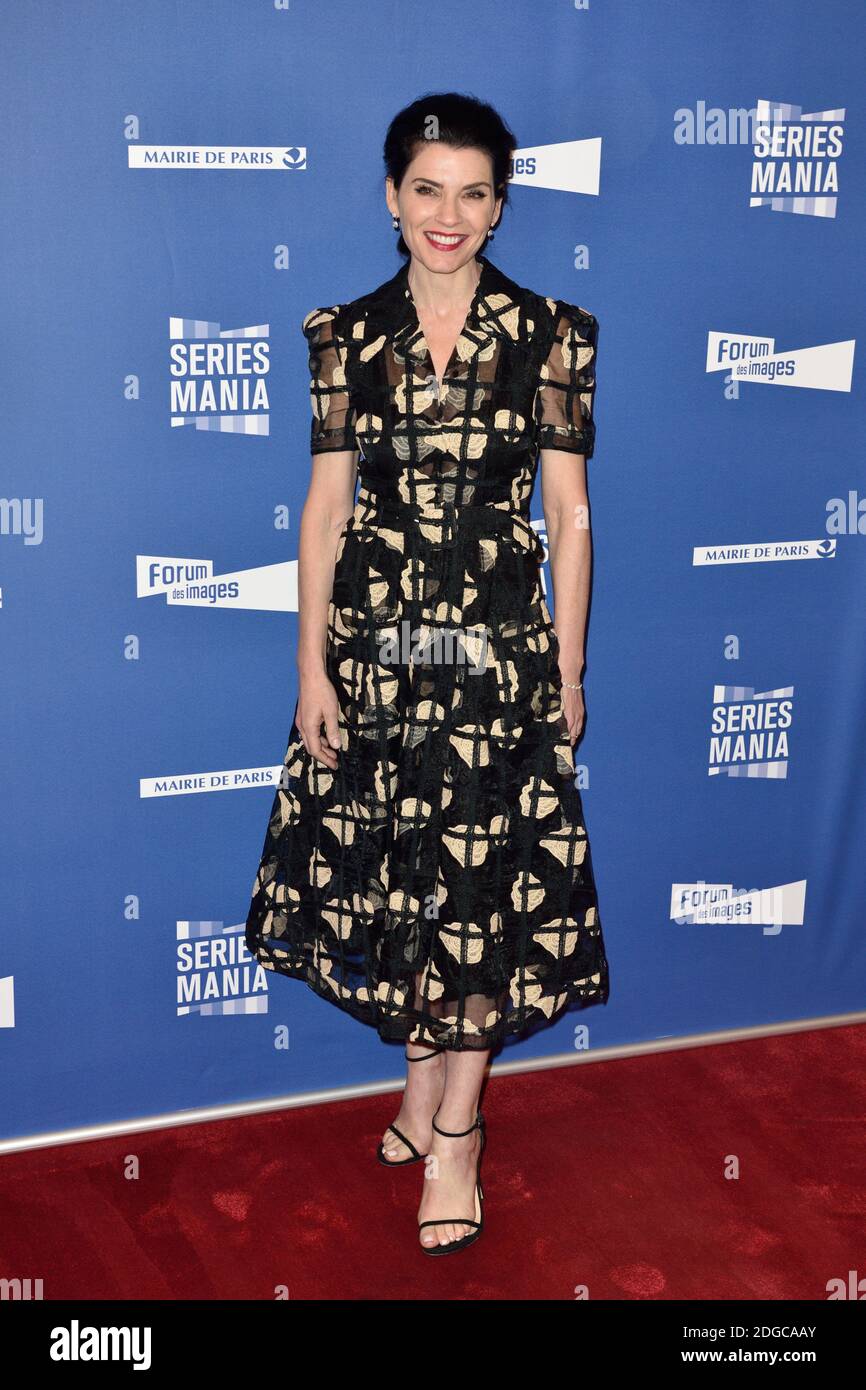 Julianna Margulies bei der Fotoserie "Series Mania" im Forum des Halles in Paris, Frankreich, am 20. April 2017. Foto von Alban Wyters/ABACAPRESS.COM Stockfoto