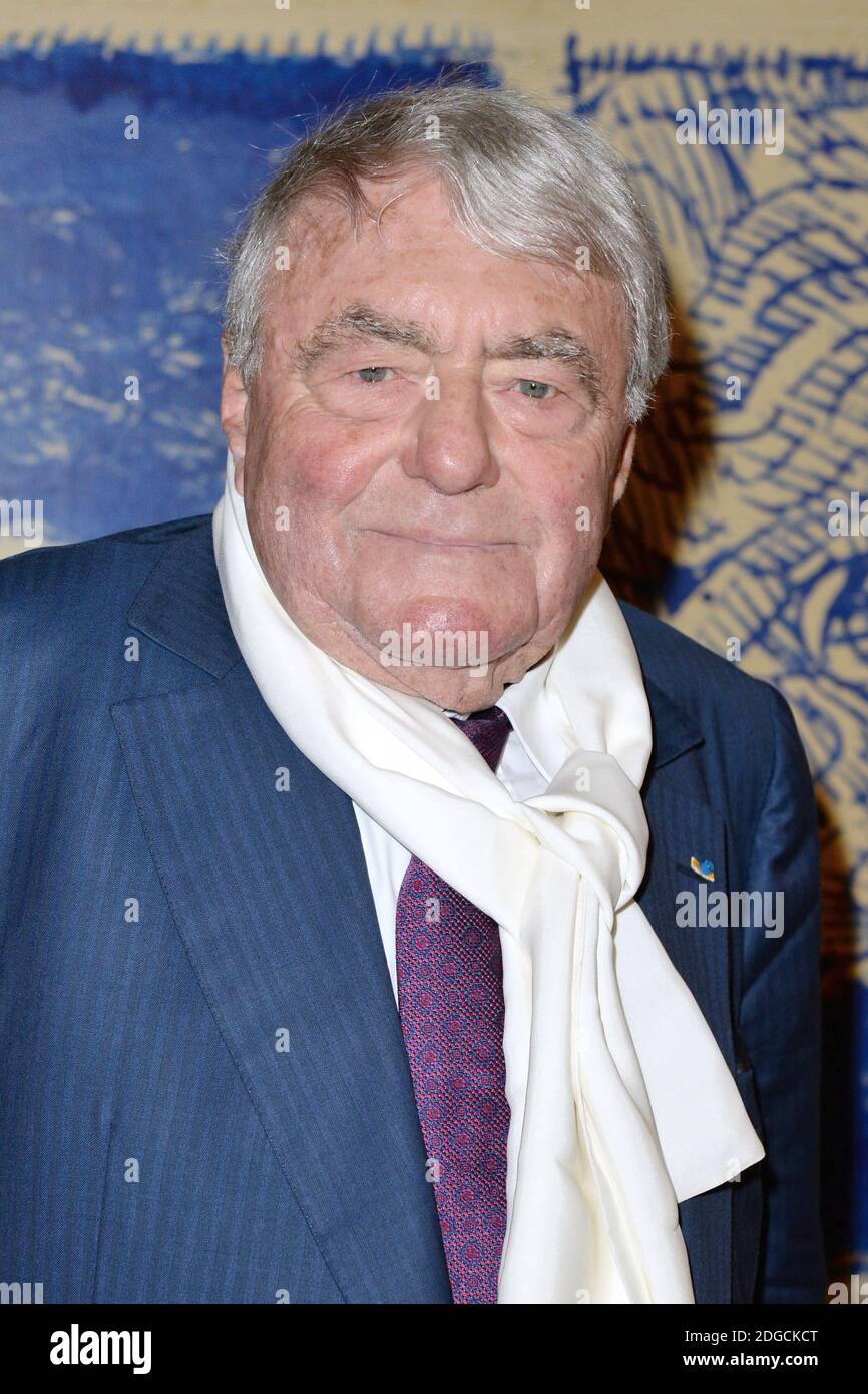 Claude Lanzmann assiste a la reception en l'honneur des Films francais selectionnes au 70eme Festival de Cannes au Ministere de la Culture et de la Communication a Paris, France, le 04 Mai 2017. Foto von Aurore Marechal/ABACAPRESS.COM Stockfoto