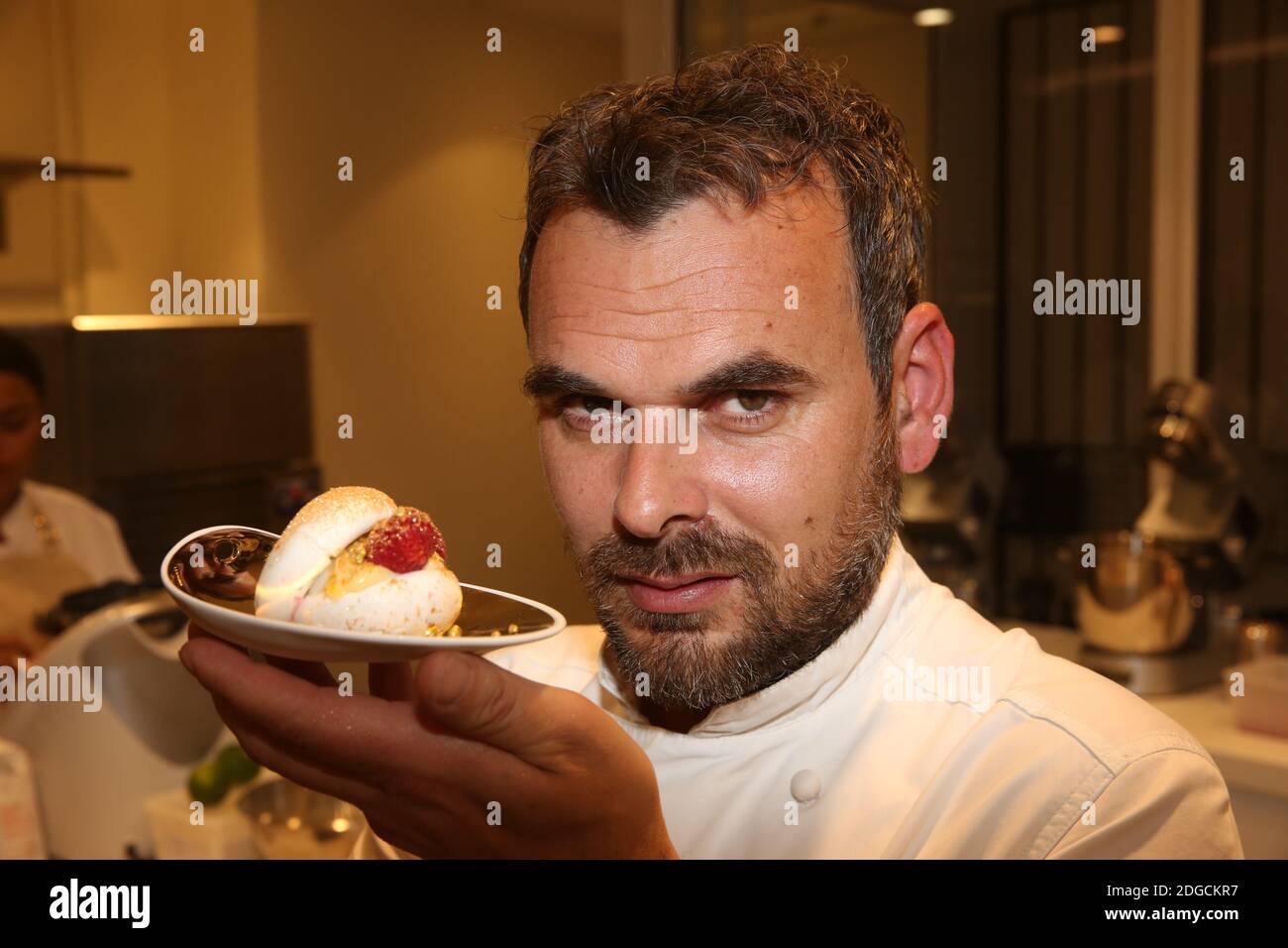 Yannick Tranchant Lors de la soiree d'inauguration de la Boutique ephemere Carte d'Or a Paris, France le 04 Mai 2017. Foto von Jerome Domine/ABACAPRESS.COM Stockfoto