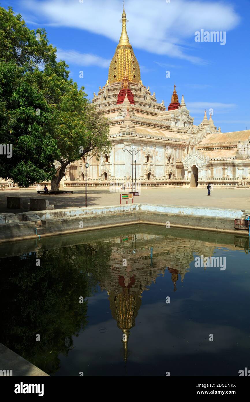 Ananda-Tempel in Bagan Stockfoto