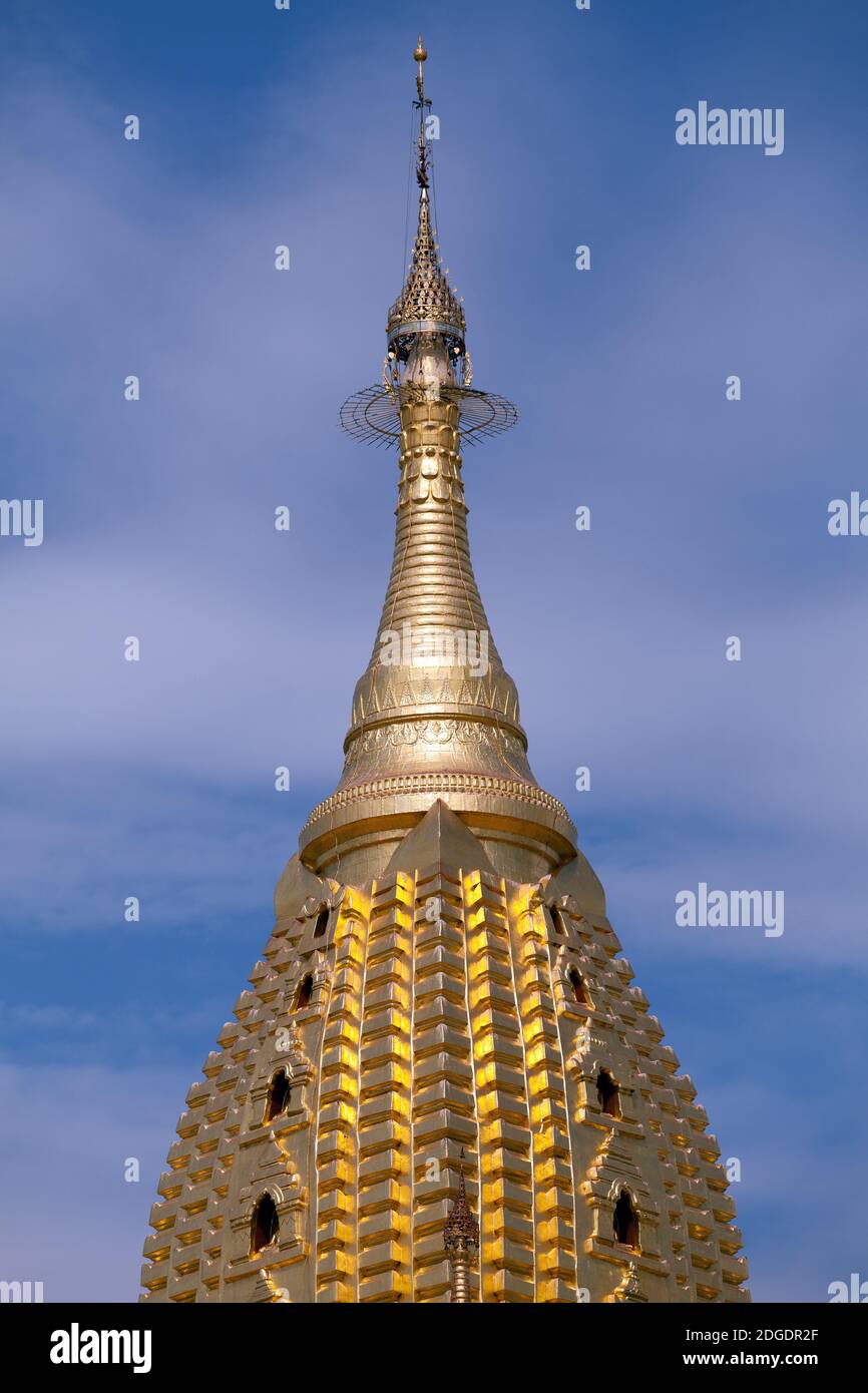 Corncob Turm des Ananda Tempels in Bagan Stockfoto