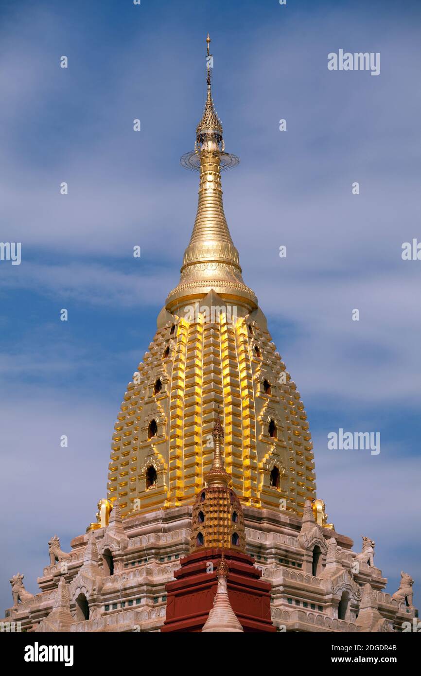 Corncob Turm des Ananda Tempels in Bagan Stockfoto