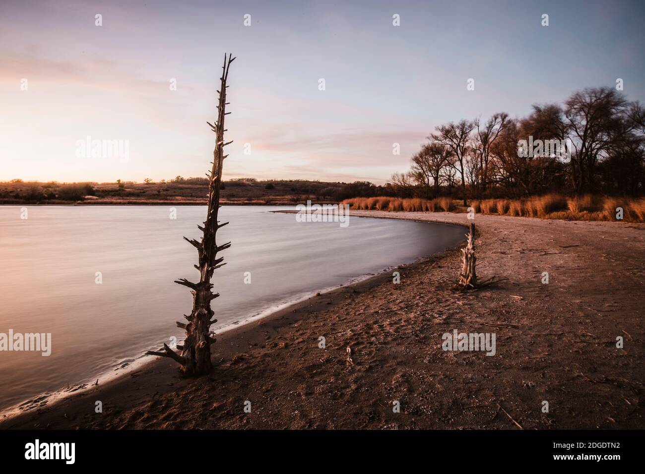 Spring Creek Lake, Black Kettle National Grassland, Oklahoma Stockfoto