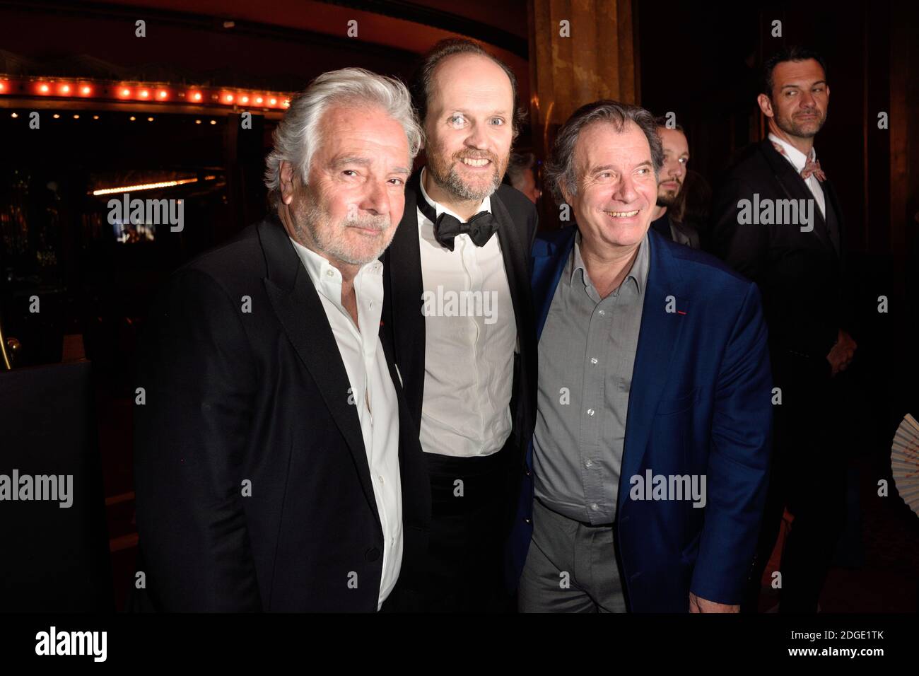 Jean-Marc Dumontet, Daniel Russo, Pierre Arditi Assistent a la soirée des Molieres 2017 aux Folies Bergère a Paris, France, le 29 Mai 2017. Foto von Alban Wyters/ABACAPRESS.COM Stockfoto