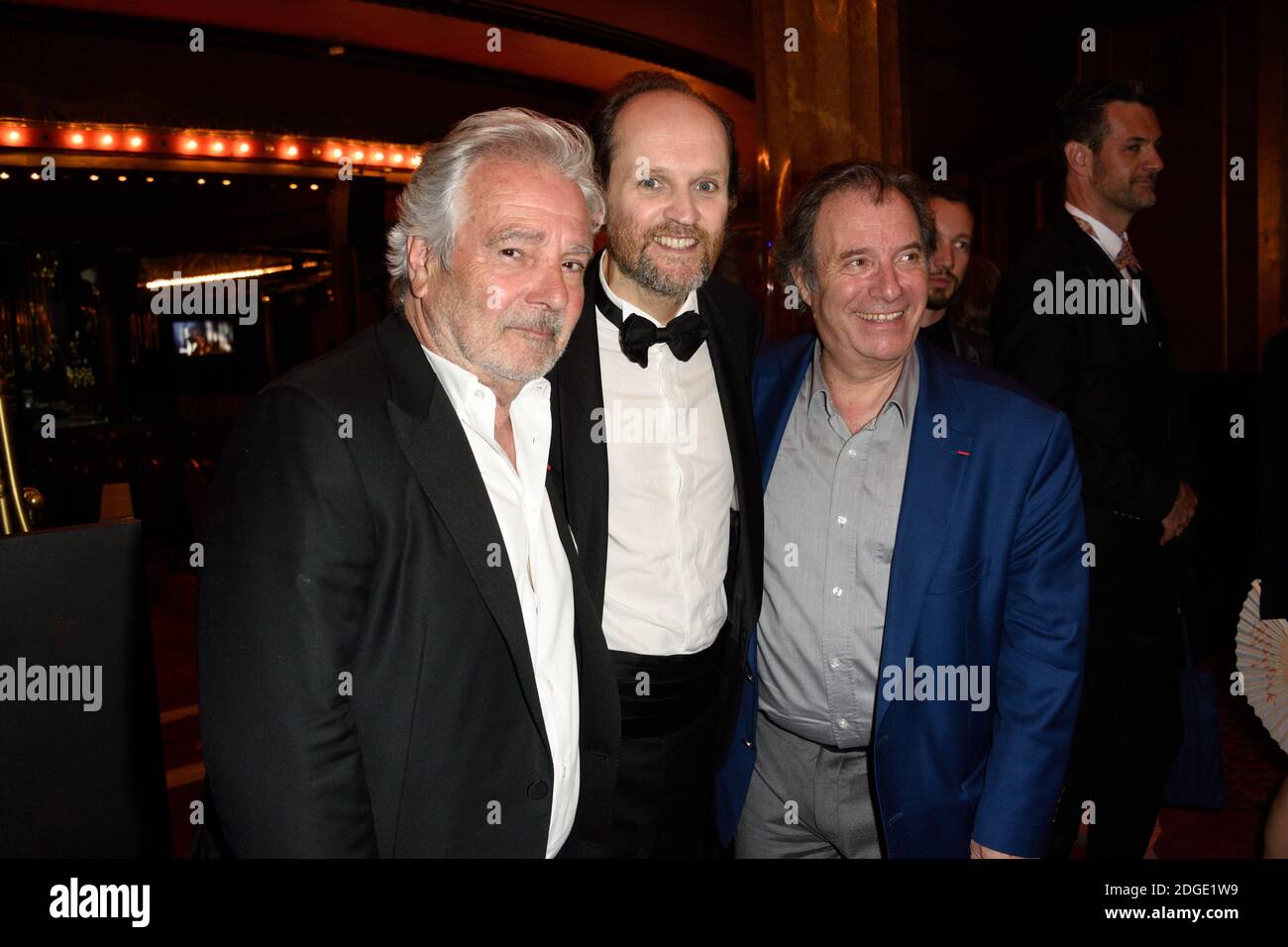 Jean-Marc Dumontet, Daniel Russo, Pierre Arditi Assistent a la soirée des Molieres 2017 aux Folies Bergère a Paris, France, le 29 Mai 2017. Foto von Alban Wyters/ABACAPRESS.COM Stockfoto