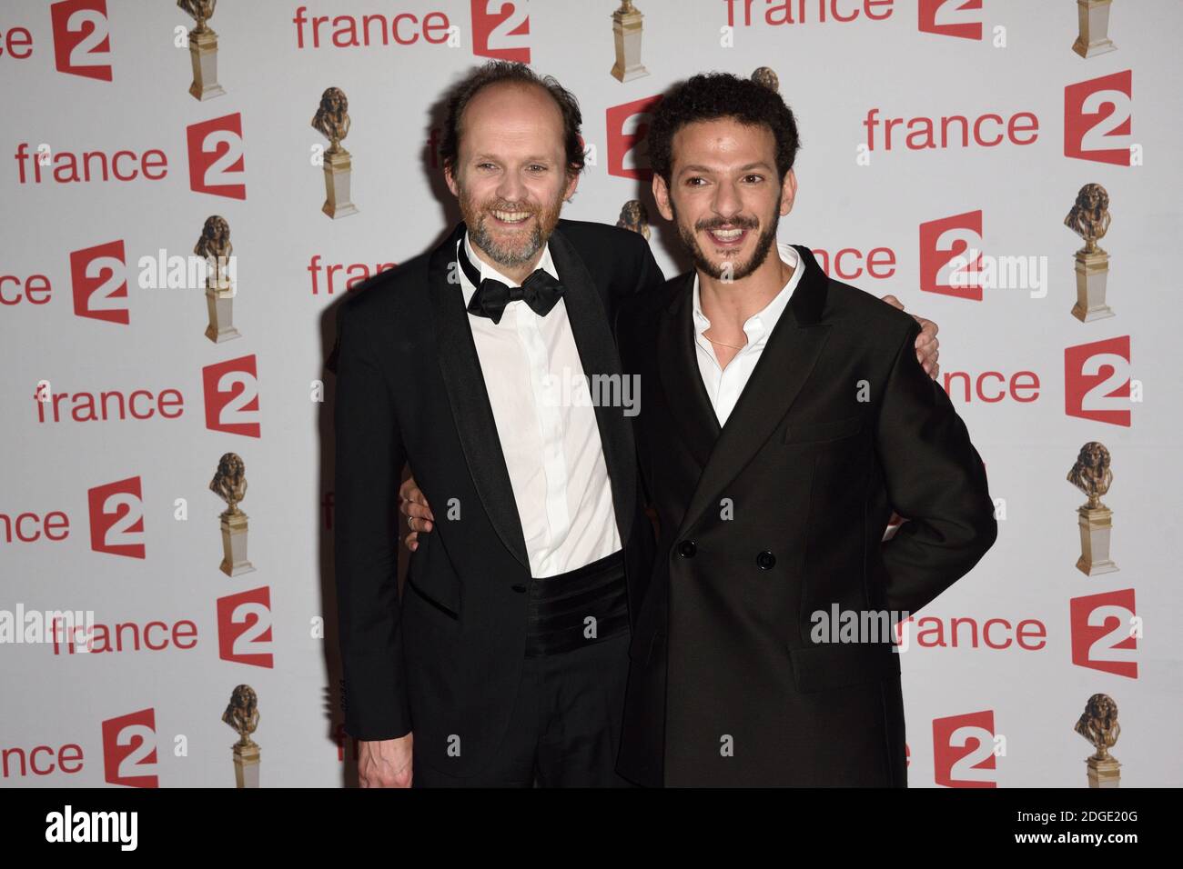 Jean-Marc Dumontet, Vincent Dedienne assistent a la soirée des Molieres 2017 aux Folies Bergère a Paris, France, le 29 Mai 2017. Foto von Alban Wyters/ABACAPRESS.COM Stockfoto