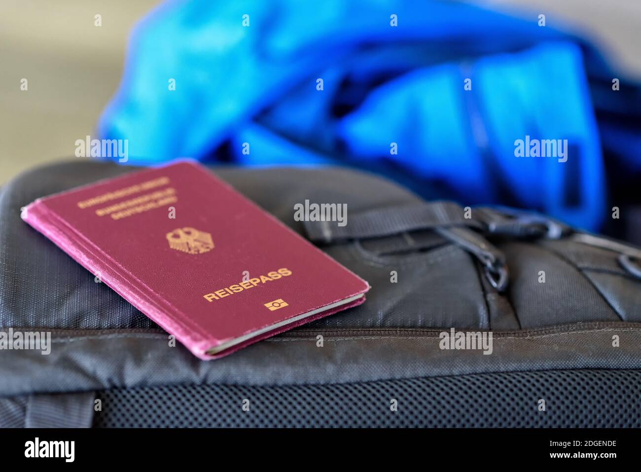 Passkontrolle Stockfoto