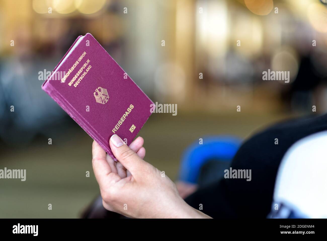 Passkontrolle Stockfoto