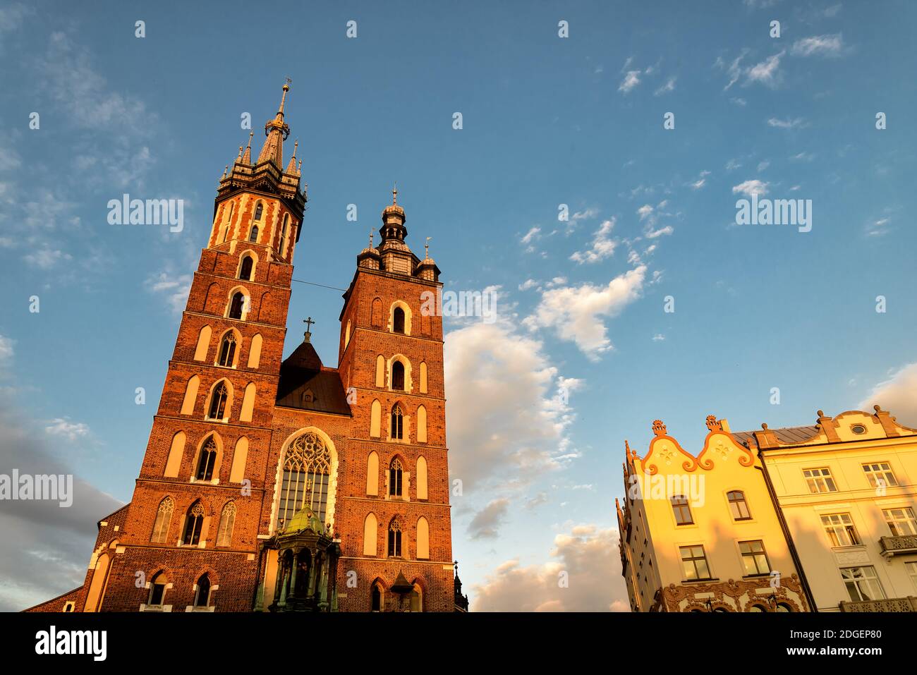 Kirche von Mariacki in Krakau Stockfoto