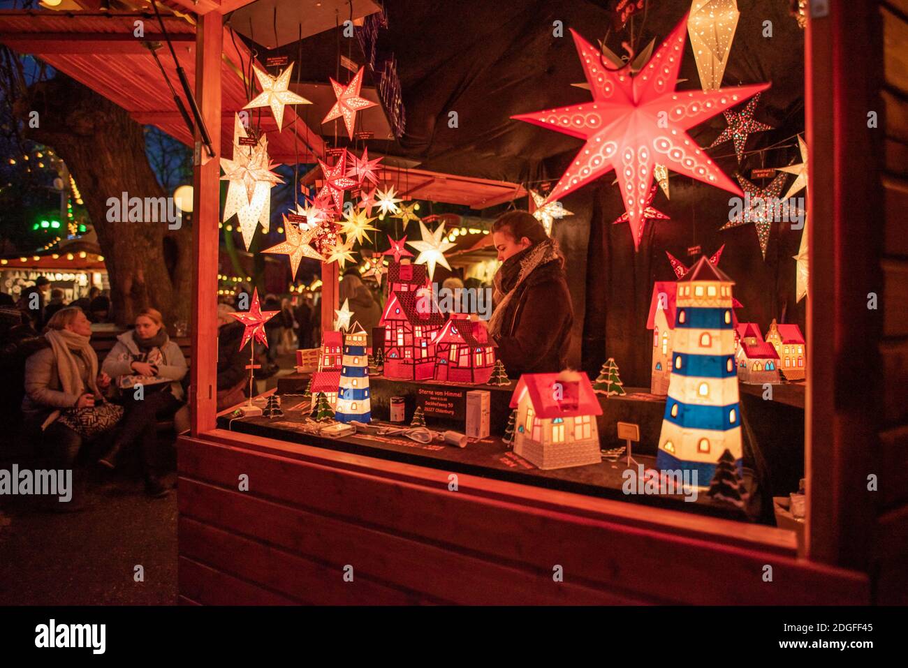 Weihnachtsmarkt Stockfoto
