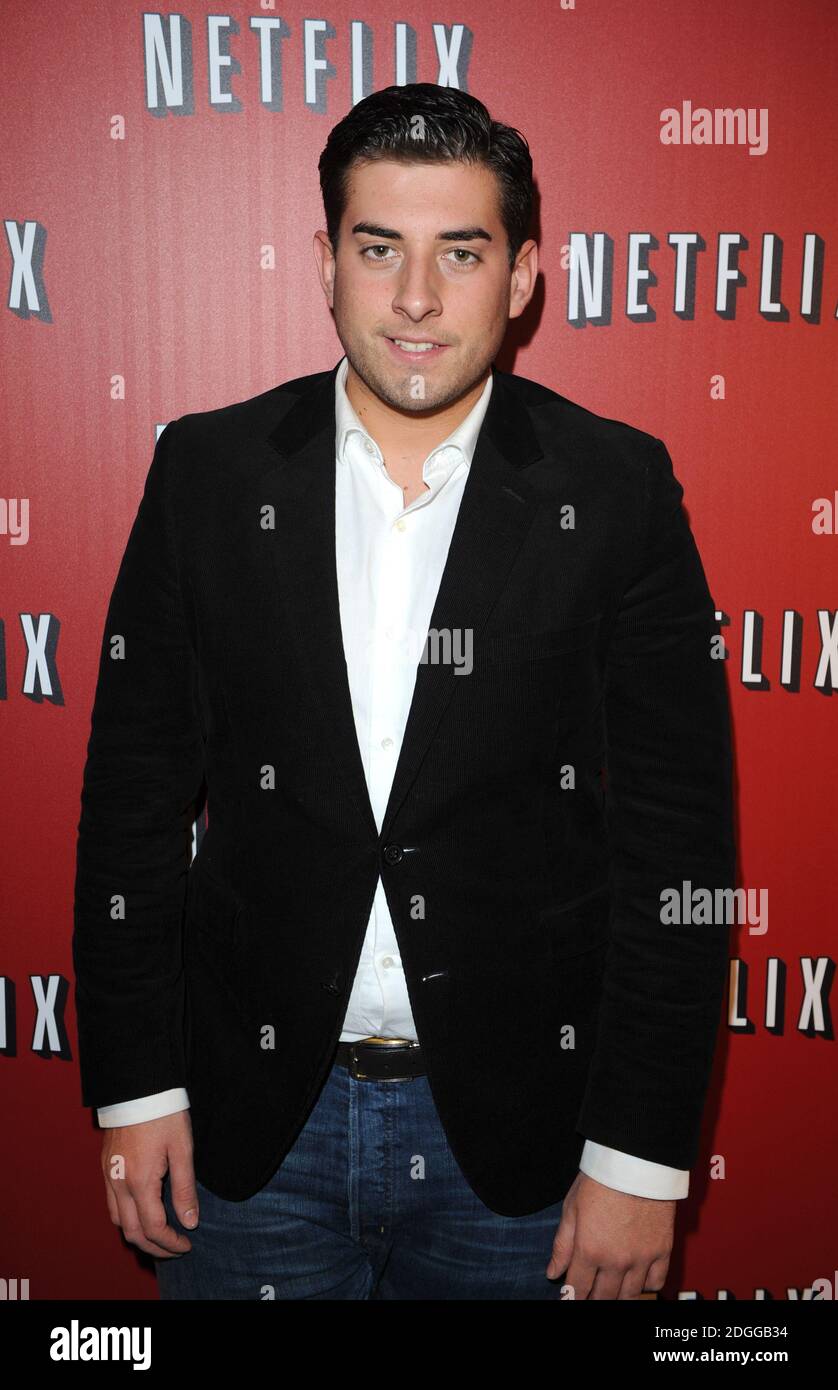 James 'Arg' Argent bei der UK Launch Party für Netflix bei Sketch in London. Netflix ist der weltweit führende Streaming-Service für Film und Fernsehen. Stockfoto