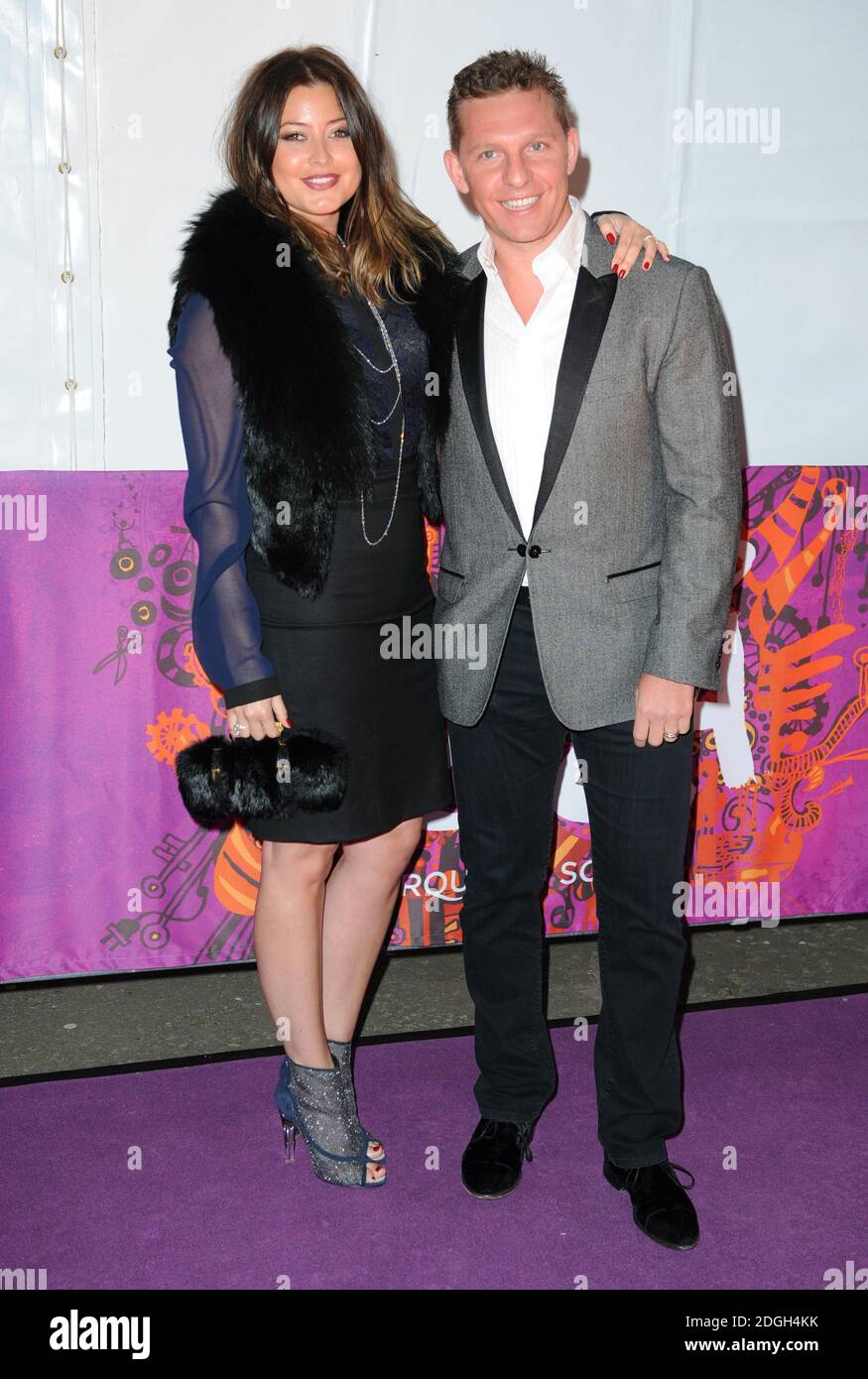 Holly Valance und Nick Candy bei der Gala des Cirque Du Soleil - Kooza in der Royal Albert Hall, Kensington, London. Stockfoto