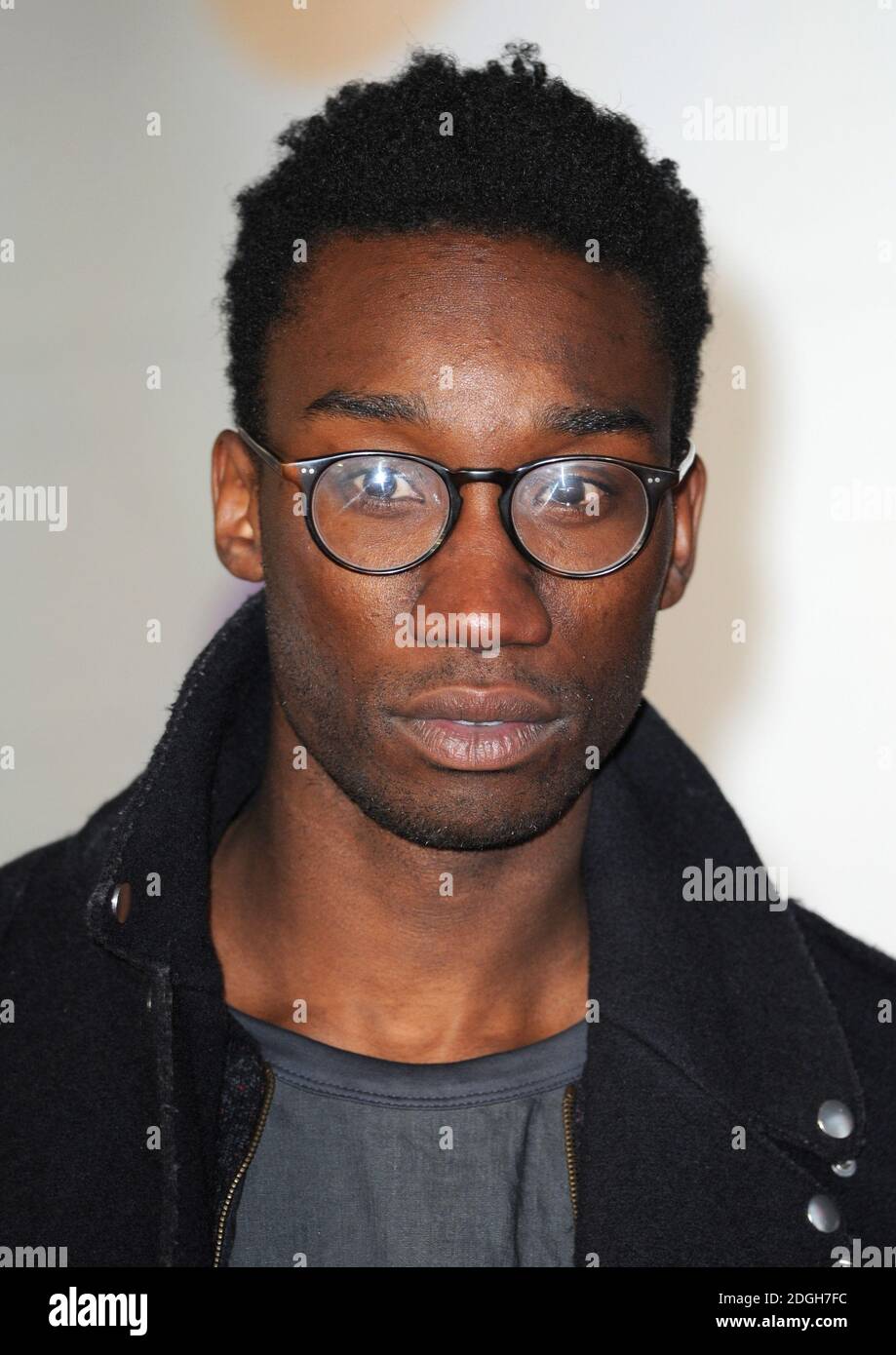 Nathan Stewart-Jarrett bei der Ankunft bei den Brit Awards 2013 in der O2 Arena, London. Stockfoto