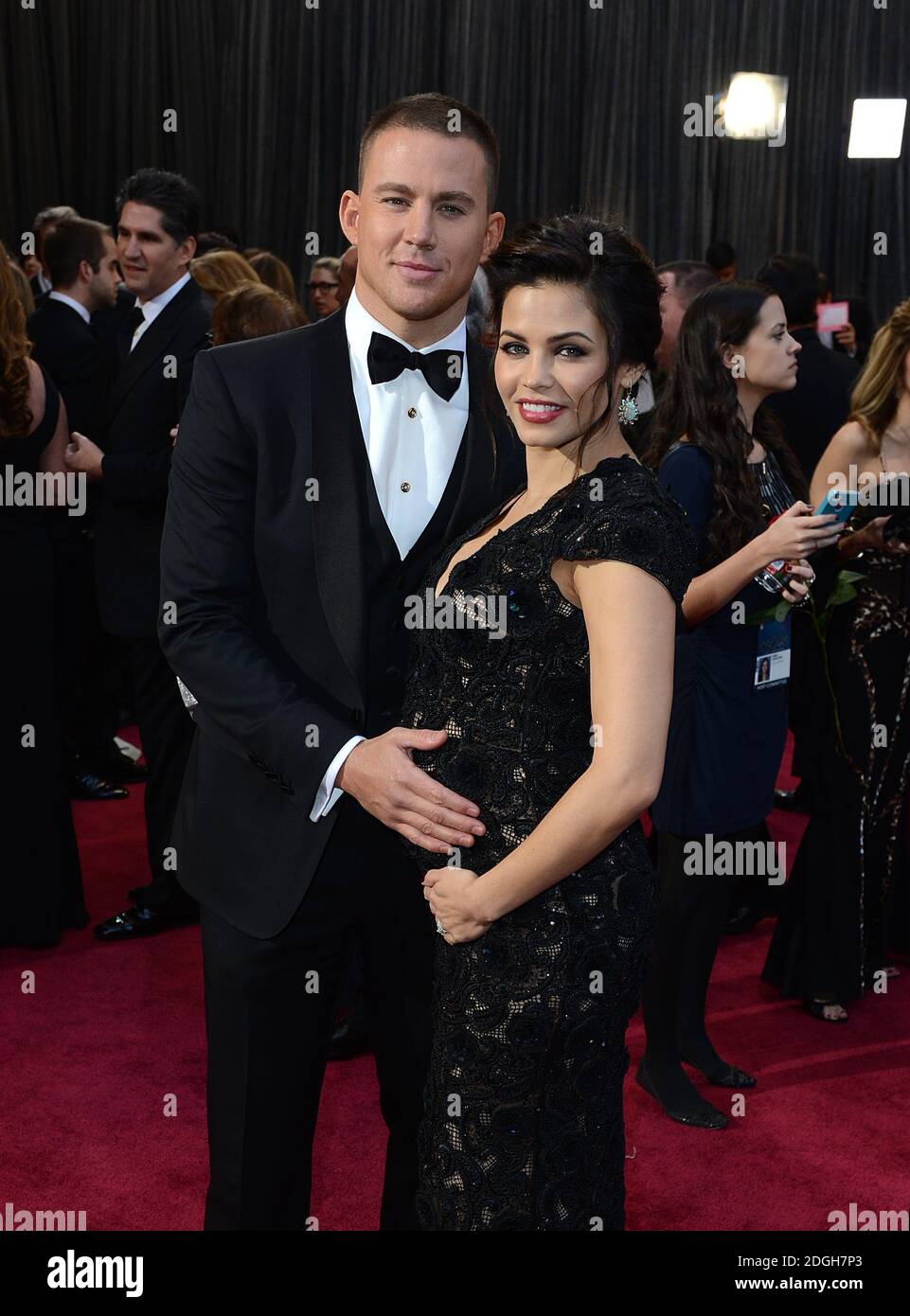 Jenna Dewan und Channing Tatum kommen für die 85. Academy Awards im Dolby Theater, Los Angeles. Stockfoto