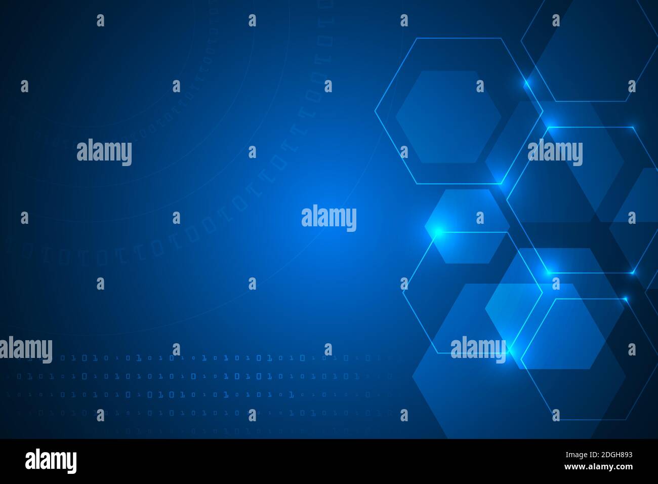 Digitale Linien abstrakten Technologie Hintergrund. Stock Vektor