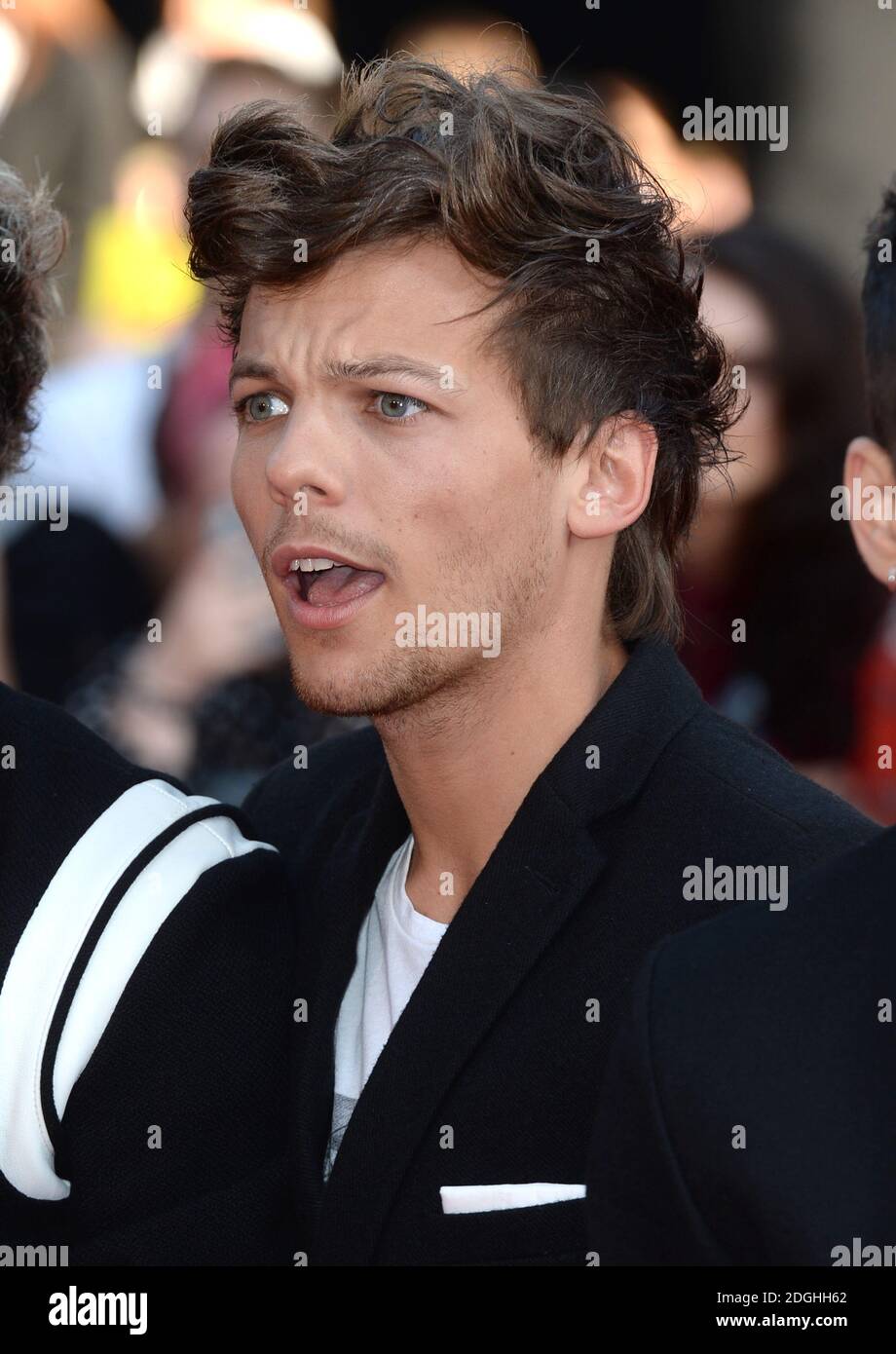 Louis Tomlinson von der britischen Band One Direction bei der UK Premiere von This is US, Odeon Cinema, Leicester Square, London. Stockfoto