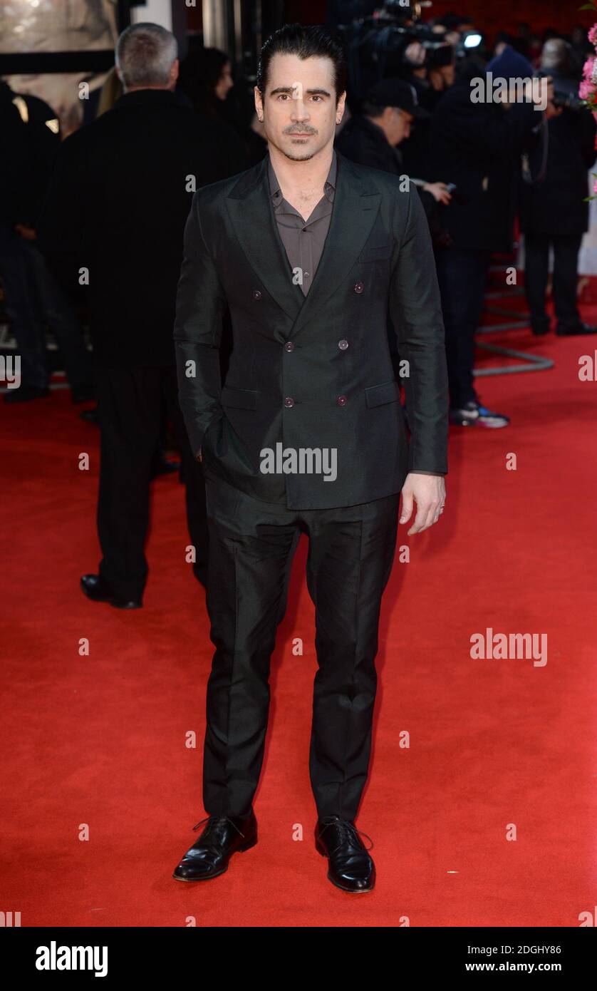 Colin Farrell bei der Premiere VON A New York Winters Tale, Kensington Odeon Cinema, London. Stockfoto