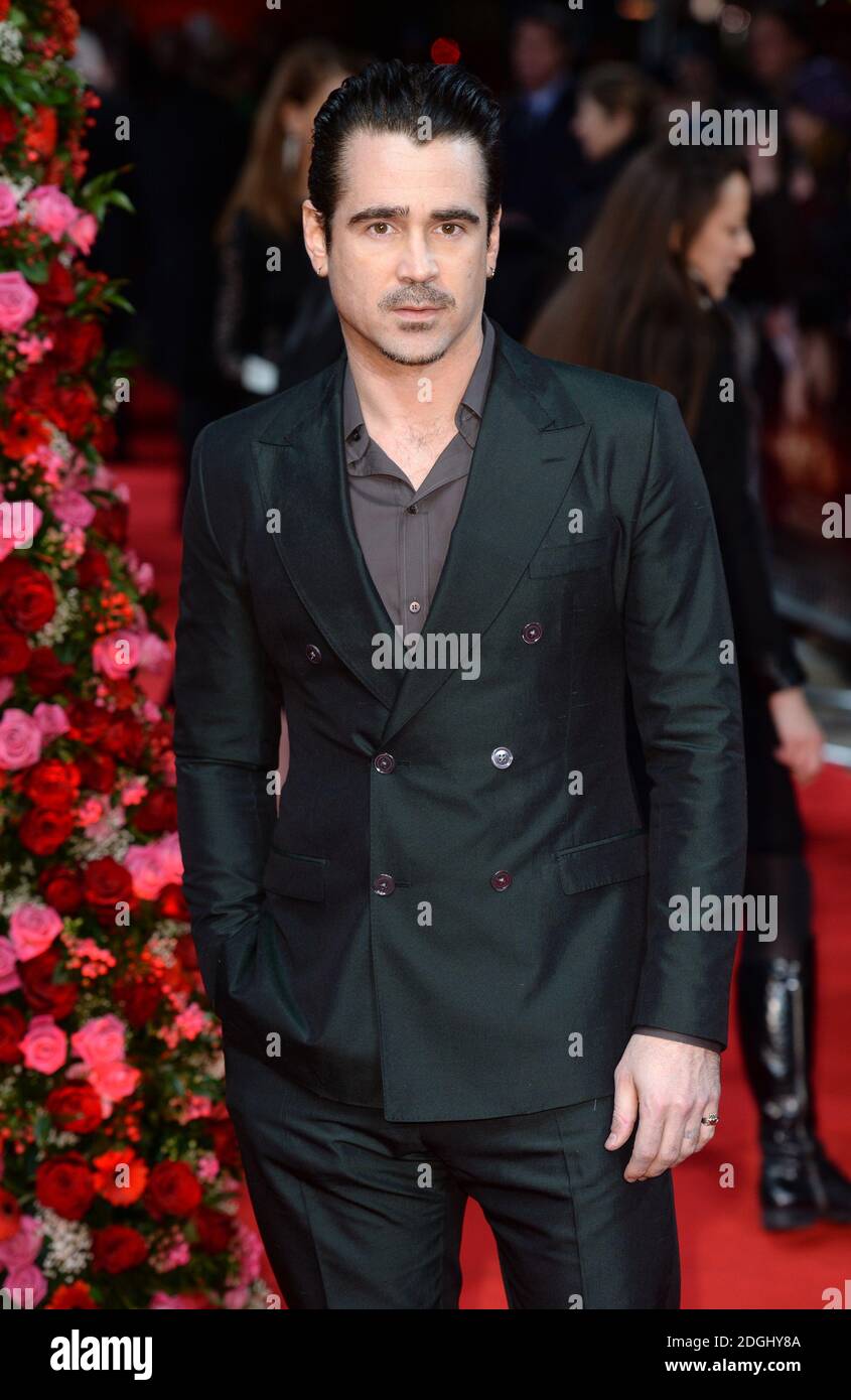 Colin Farrell bei der Premiere VON A New York Winters Tale, Kensington Odeon Cinema, London. Stockfoto