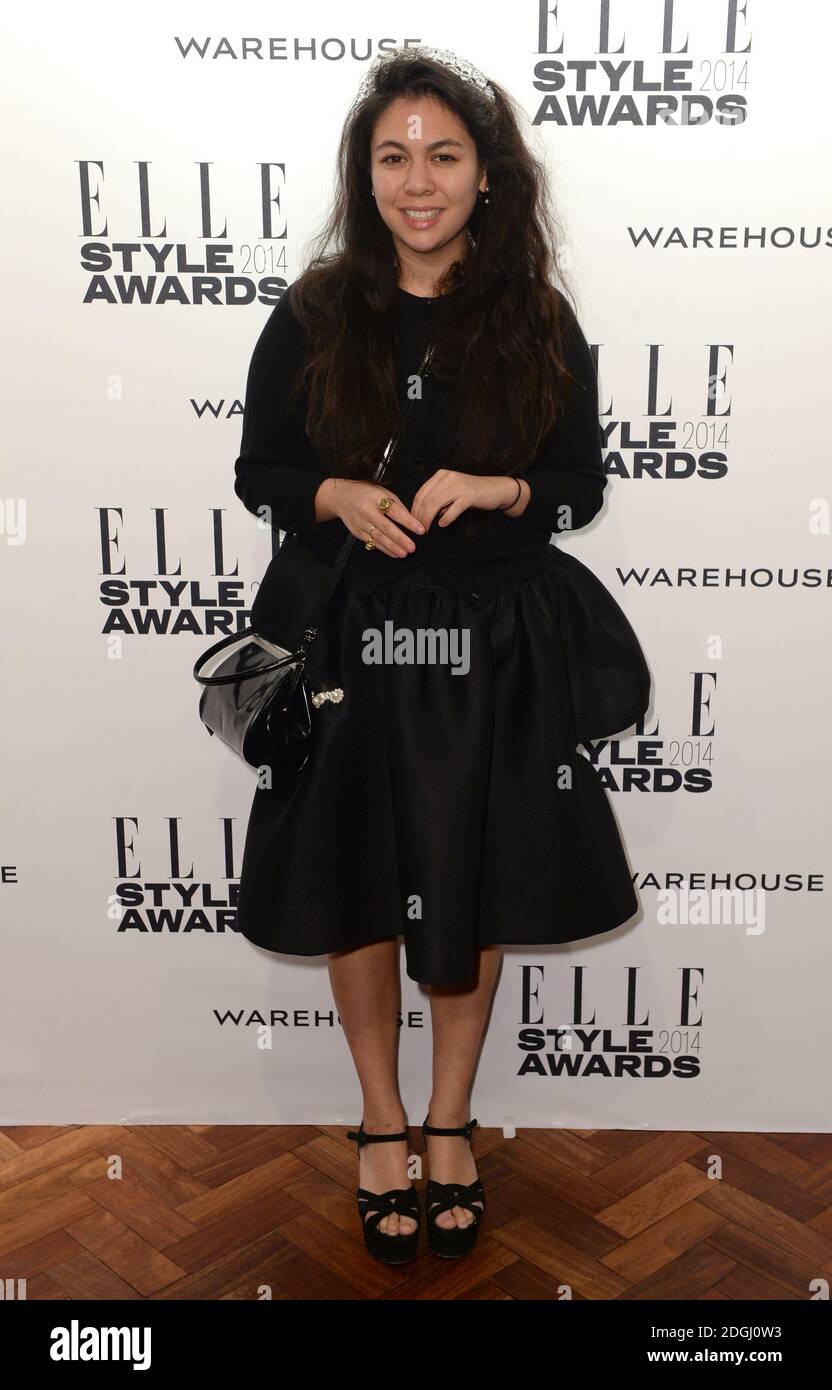 Simone Rocha bei der Ankunft bei den Elle Style Awards 2014, One Embankment, London. Stockfoto