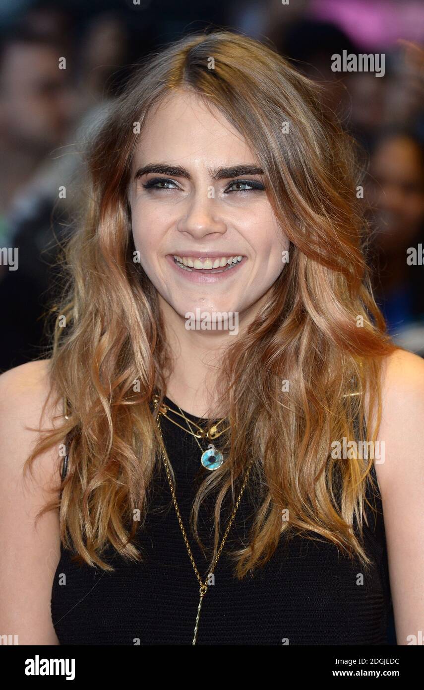 Cara Delevingne bei der Gala-Vorführung für Face of an Angel während des 58. BFI London Film Festival im Odeon West End Cinema, Leicester Square, London. Stockfoto