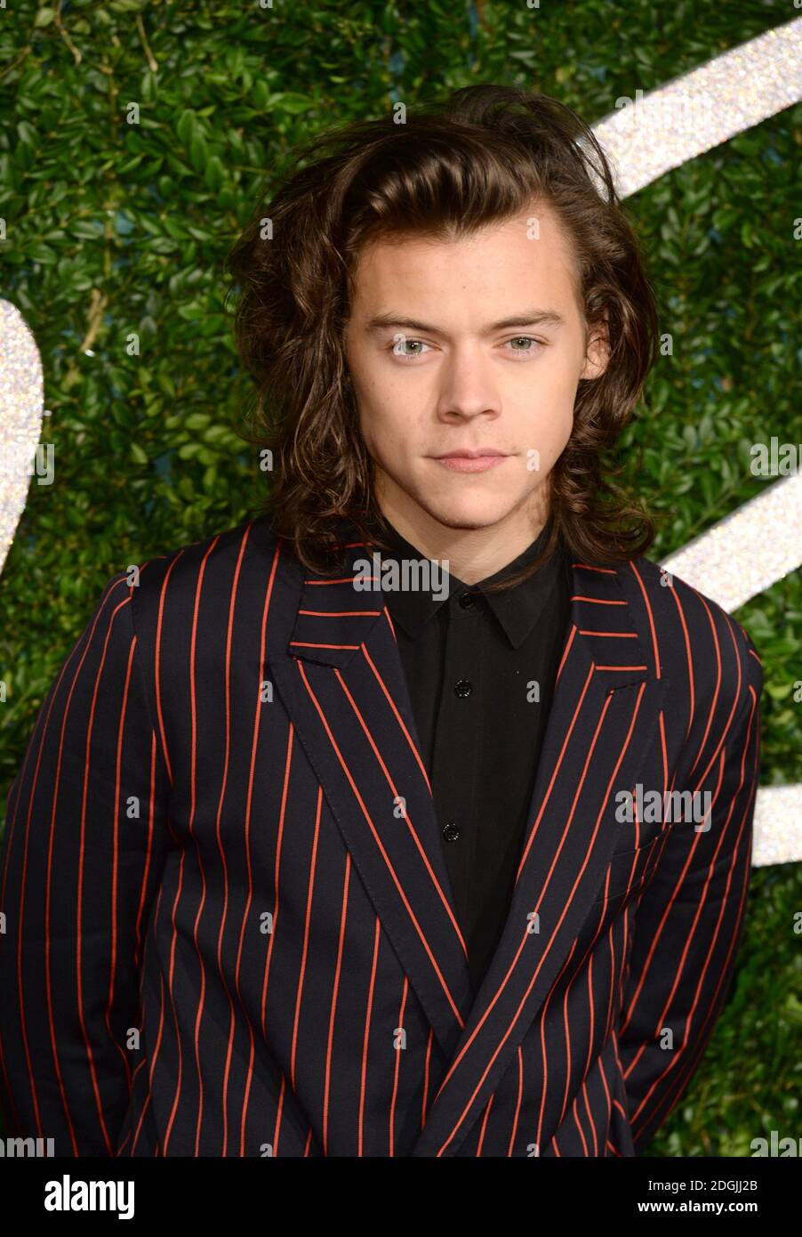 Harry Styles bei den British Fashion Awards 2014 in London Stockfoto