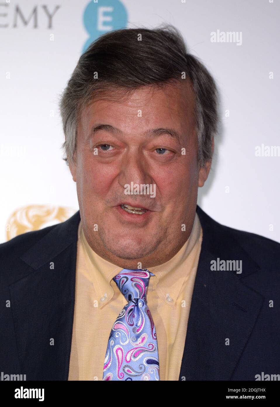 Stephen Fry nimmt an der EE BAFTA Nominees Party Teil, die gemeinsam von Audi in London veranstaltet wird Stockfoto