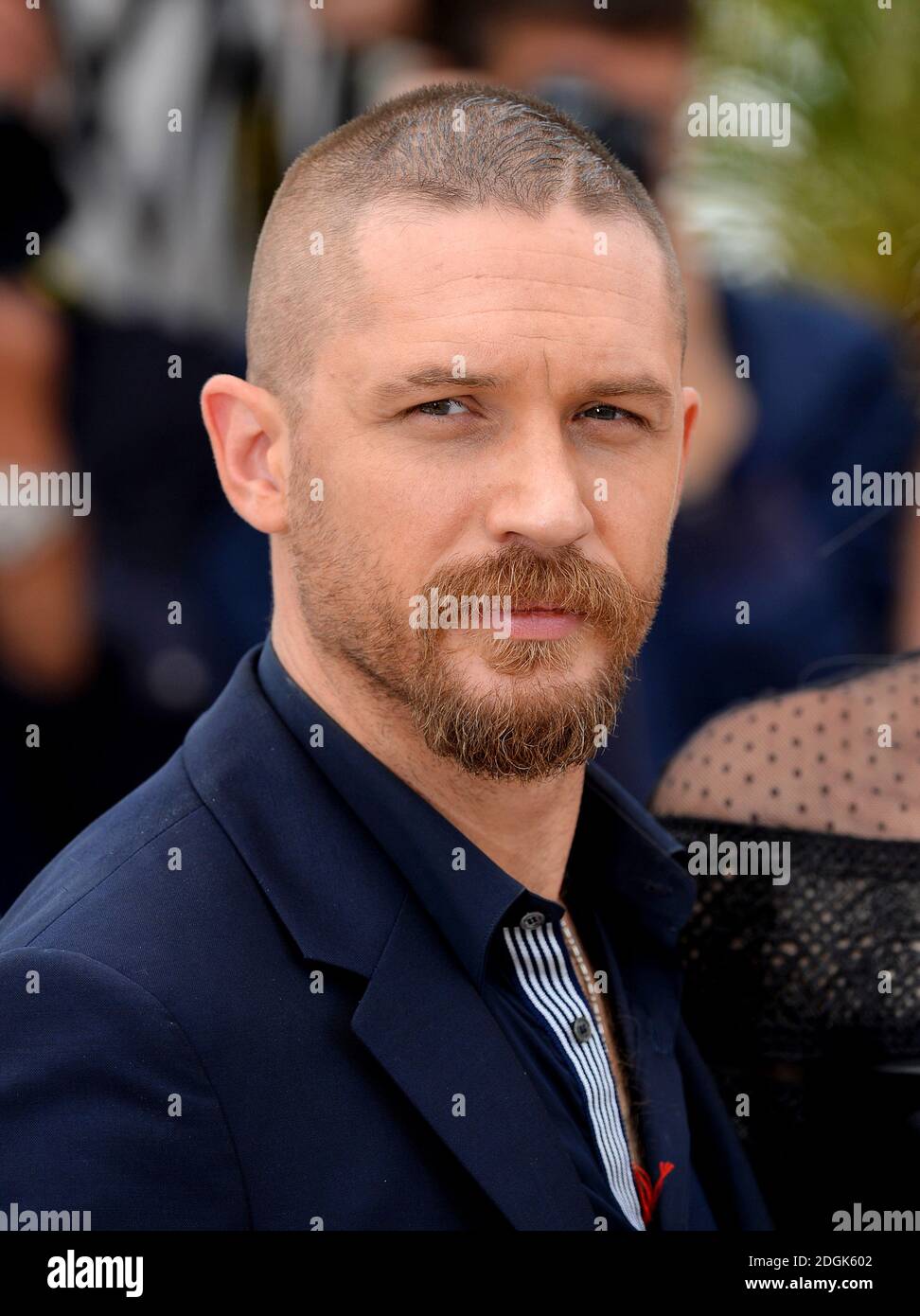 Tom Hardy beim Mad Max: Fury Road Fotocall, der während des 68. Festival de Cannes im Palais Du Festival in Frankreich stattfindet. (Obligatorisches Guthaben: Doug Peters/EMPICS Entertainment) Stockfoto
