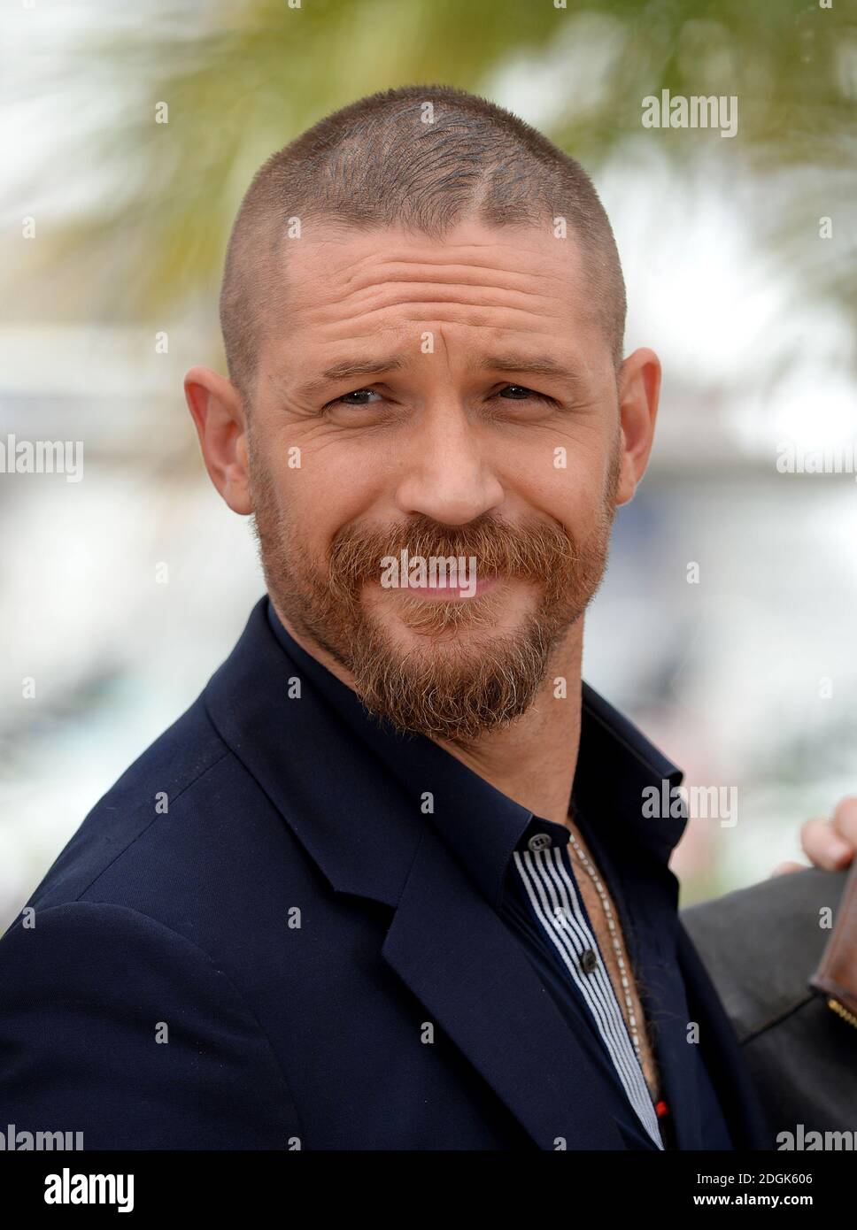 Tom Hardy beim Mad Max: Fury Road Fotocall, der während des 68. Festival de Cannes im Palais Du Festival in Frankreich stattfindet. (Obligatorisches Guthaben: Doug Peters/EMPICS Entertainment) Stockfoto